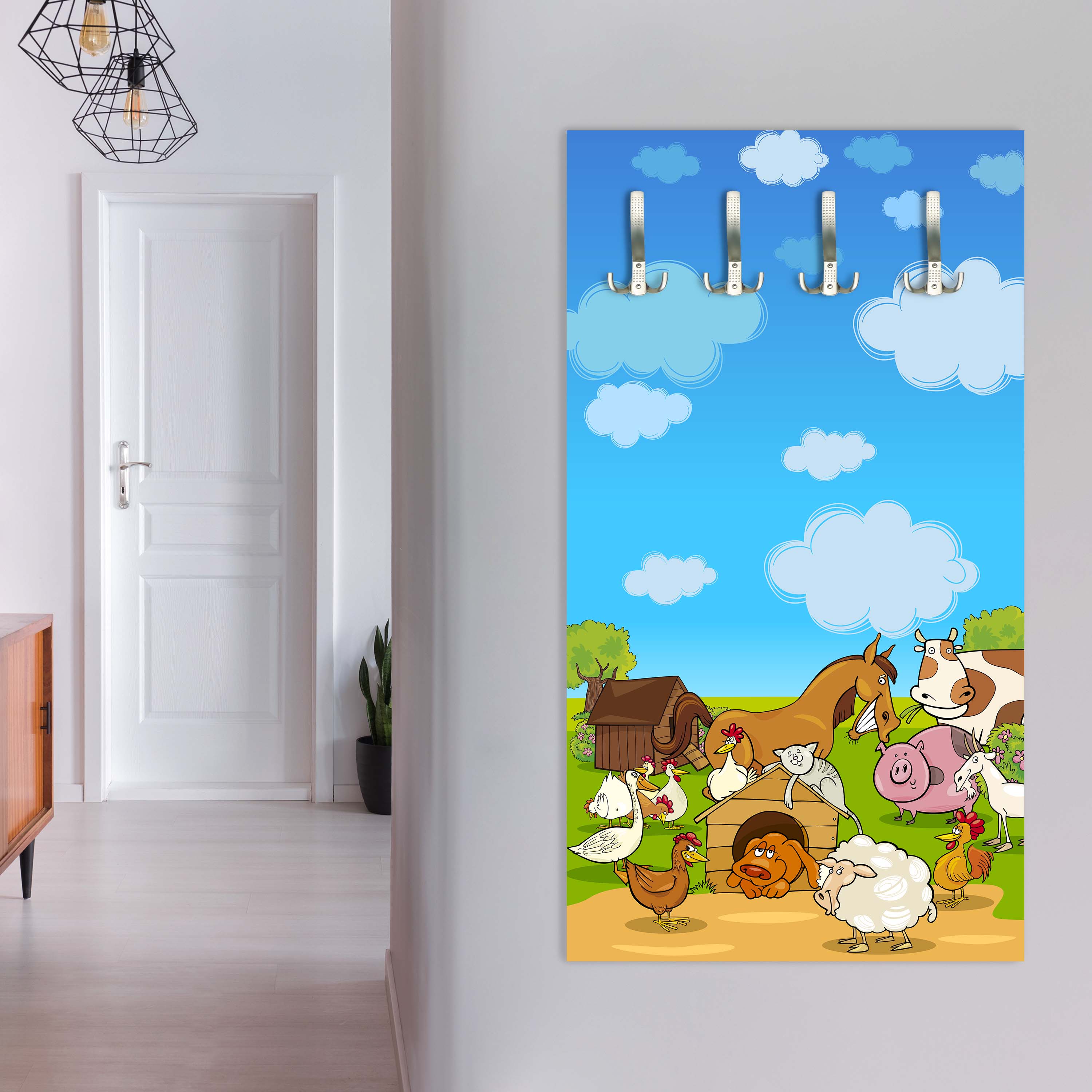 Garderobe Verrückter Bauernhof Kinder M0274 entdecken - Bild 6 Garderobe Verrückter Bauernhof Kinder M0274 entdecken - Bild 6