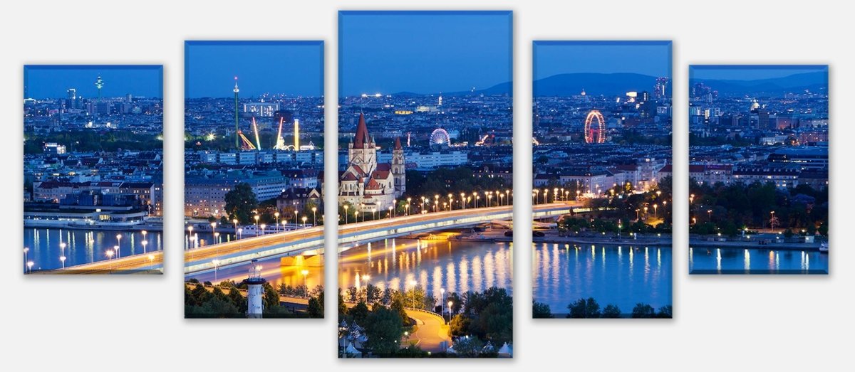 Leinwandbild Mehrteiler Wien bei Nacht M0276 entdecken - Bild 1 Leinwandbild Mehrteiler Wien bei Nacht M0276 entdecken - Bild 1