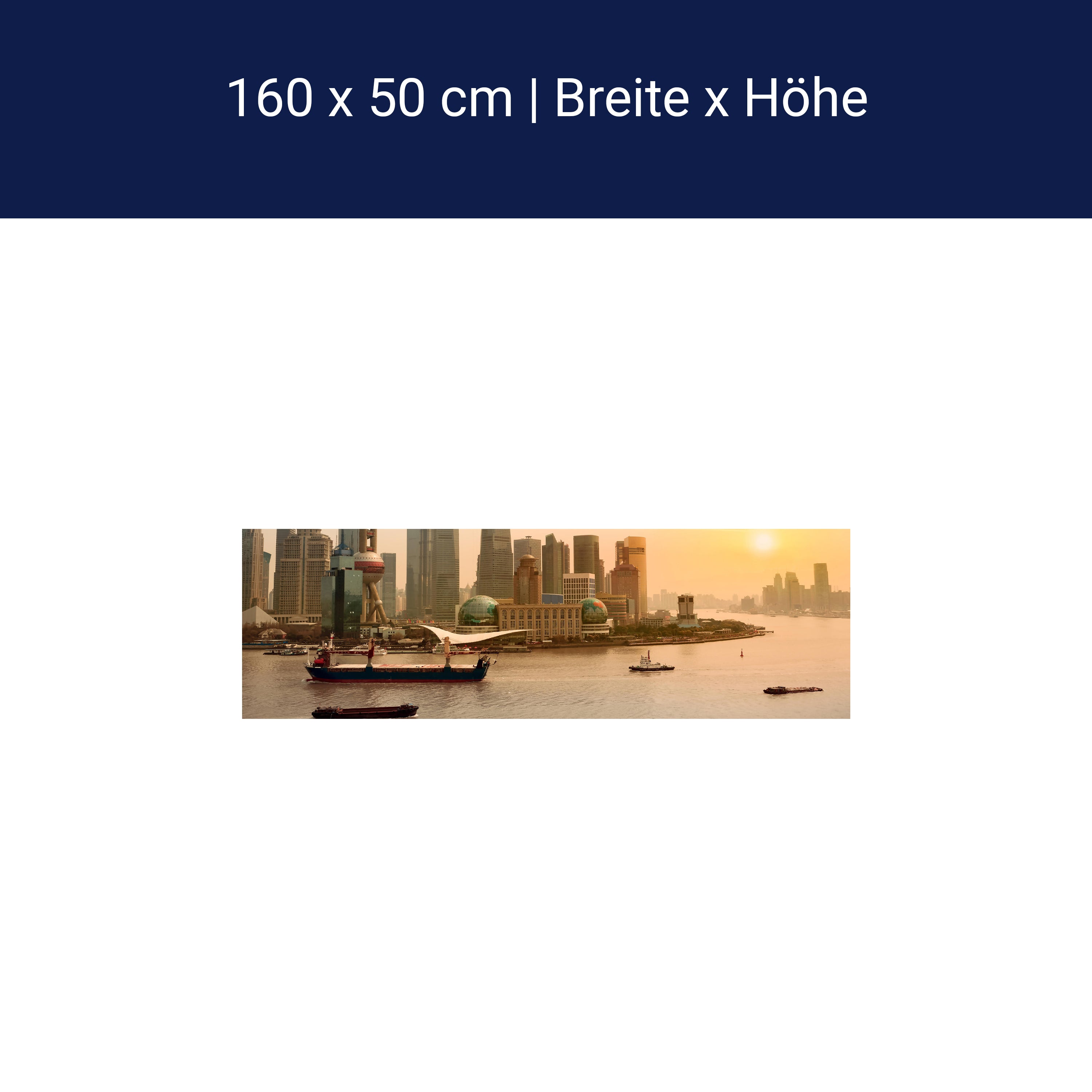 Küchenrückwand Shanghai Bund China M0278 Küchenrückwand Shanghai Bund China M0278