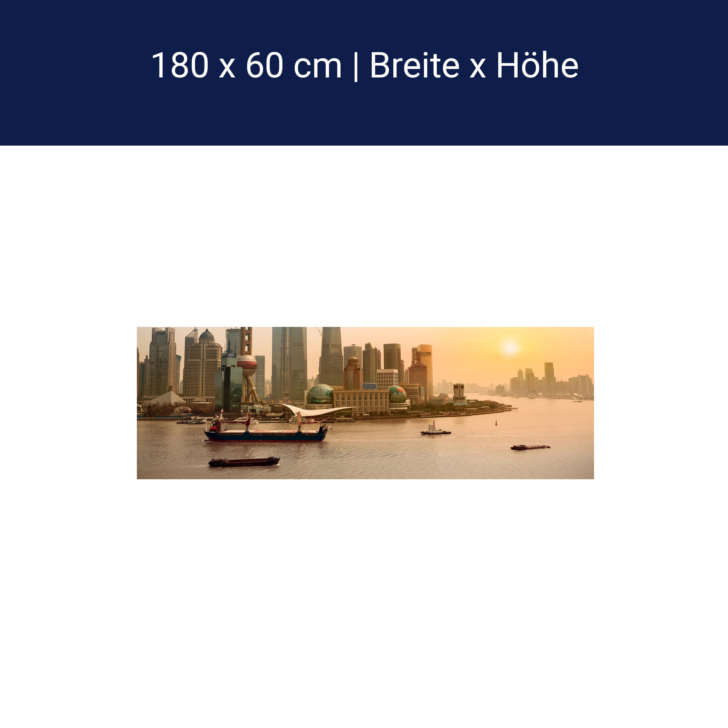 Küchenrückwand Shanghai Bund China M0278 Küchenrückwand Shanghai Bund China M0278