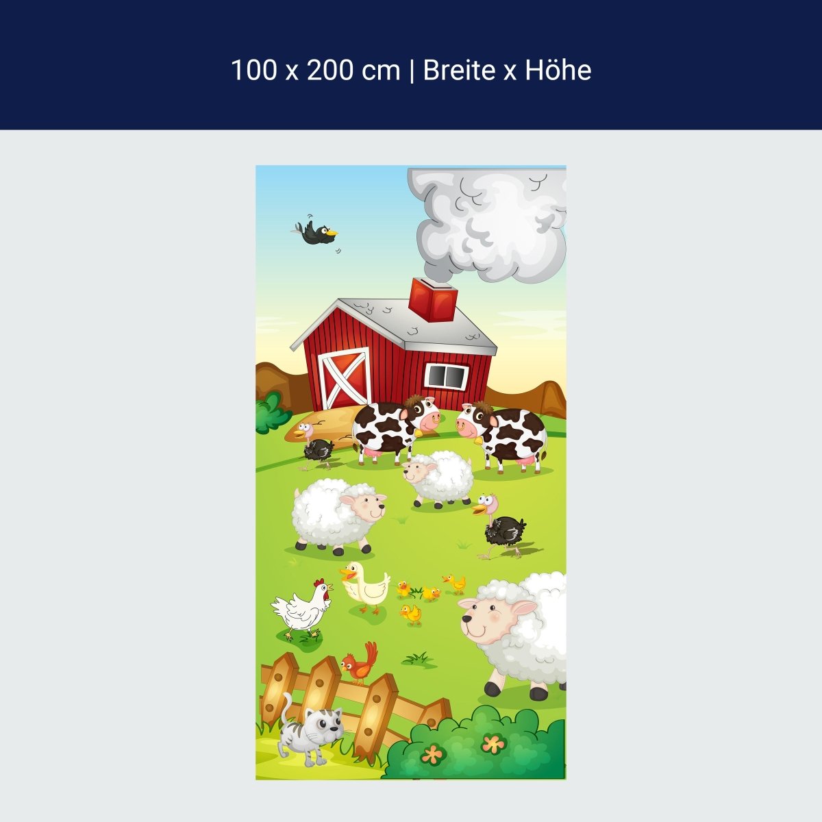 Duschwand Auf dem Land M0280 Duschwand Auf dem Land M0280