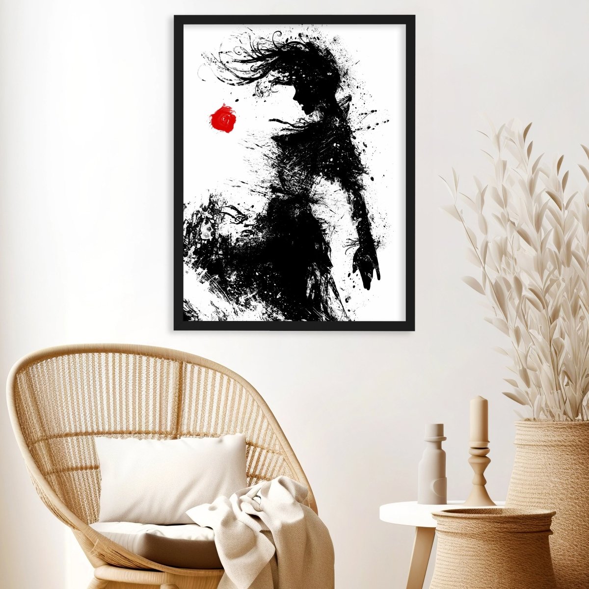 wandmotiv24 Poster, Poster - Frau, Gemälde, Lippenstift - M0281 - Bild 3 wandmotiv24 Poster, Poster - Frau, Gemälde, Lippenstift - M0281 - Bild 3