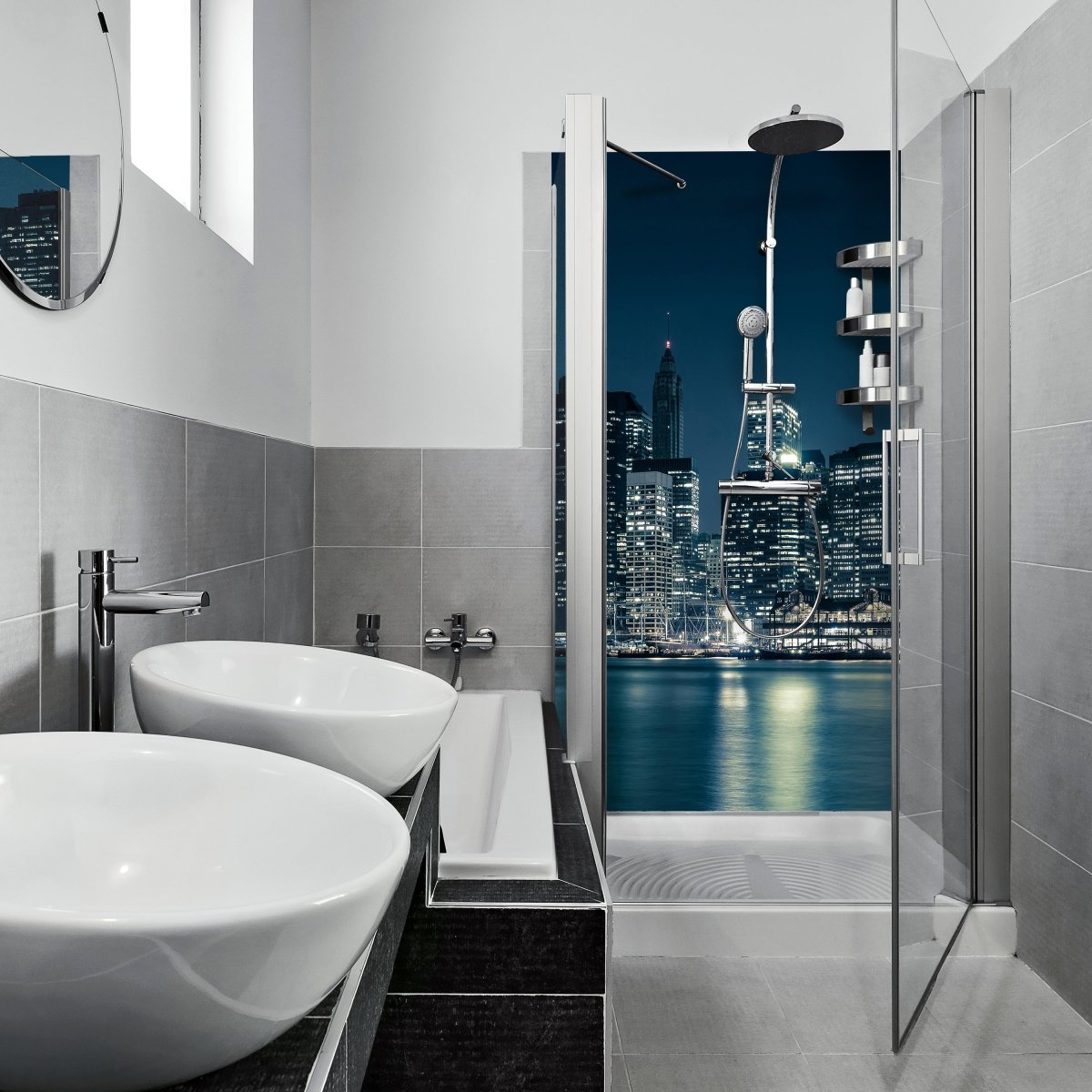 Duschwand New York City M0282 entdecken - Bild 1 Duschwand New York City M0282 entdecken - Bild 1