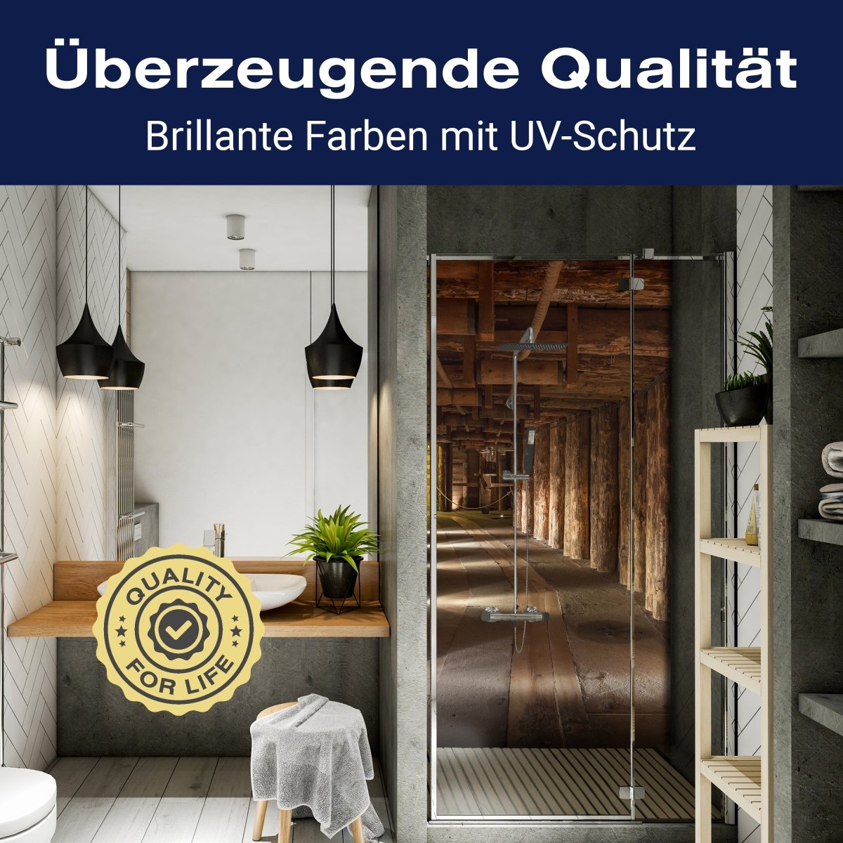 Duschwand Salzbergwerk Polen M0289 entdecken - Bild 2 Duschwand Salzbergwerk Polen M0289 entdecken - Bild 2