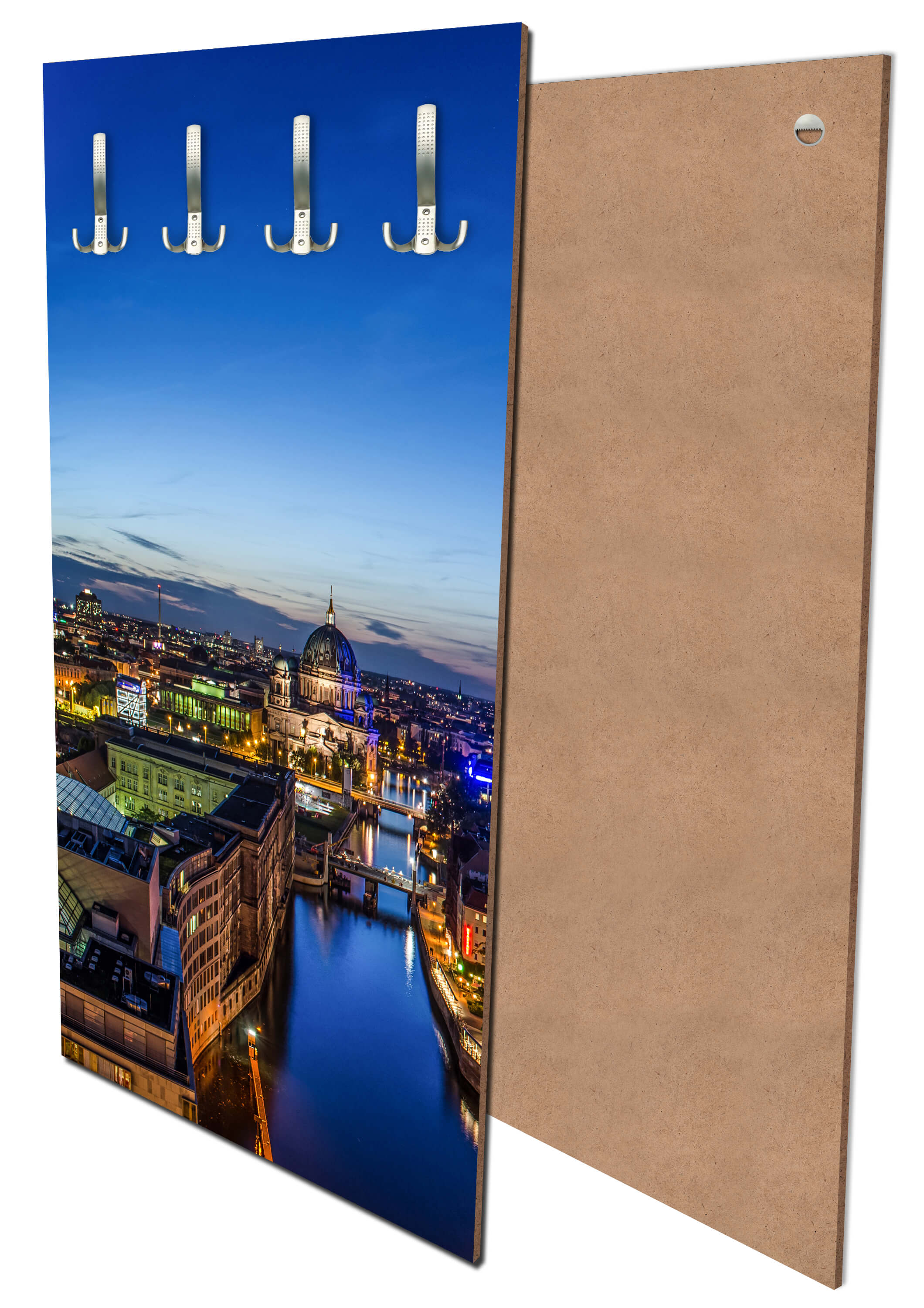 Garderobe Berlin bei Nacht M0290 entdecken - Bild 1 Garderobe Berlin bei Nacht M0290 entdecken - Bild 1