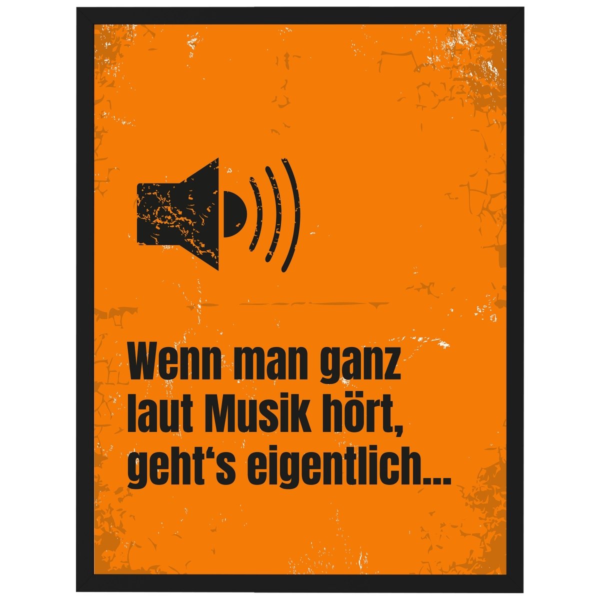 wandmotiv24 Poster, Poster - Musik, Megafon, Spruch - M0291 - Bild 1 wandmotiv24 Poster, Poster - Musik, Megafon, Spruch - M0291 - Bild 1