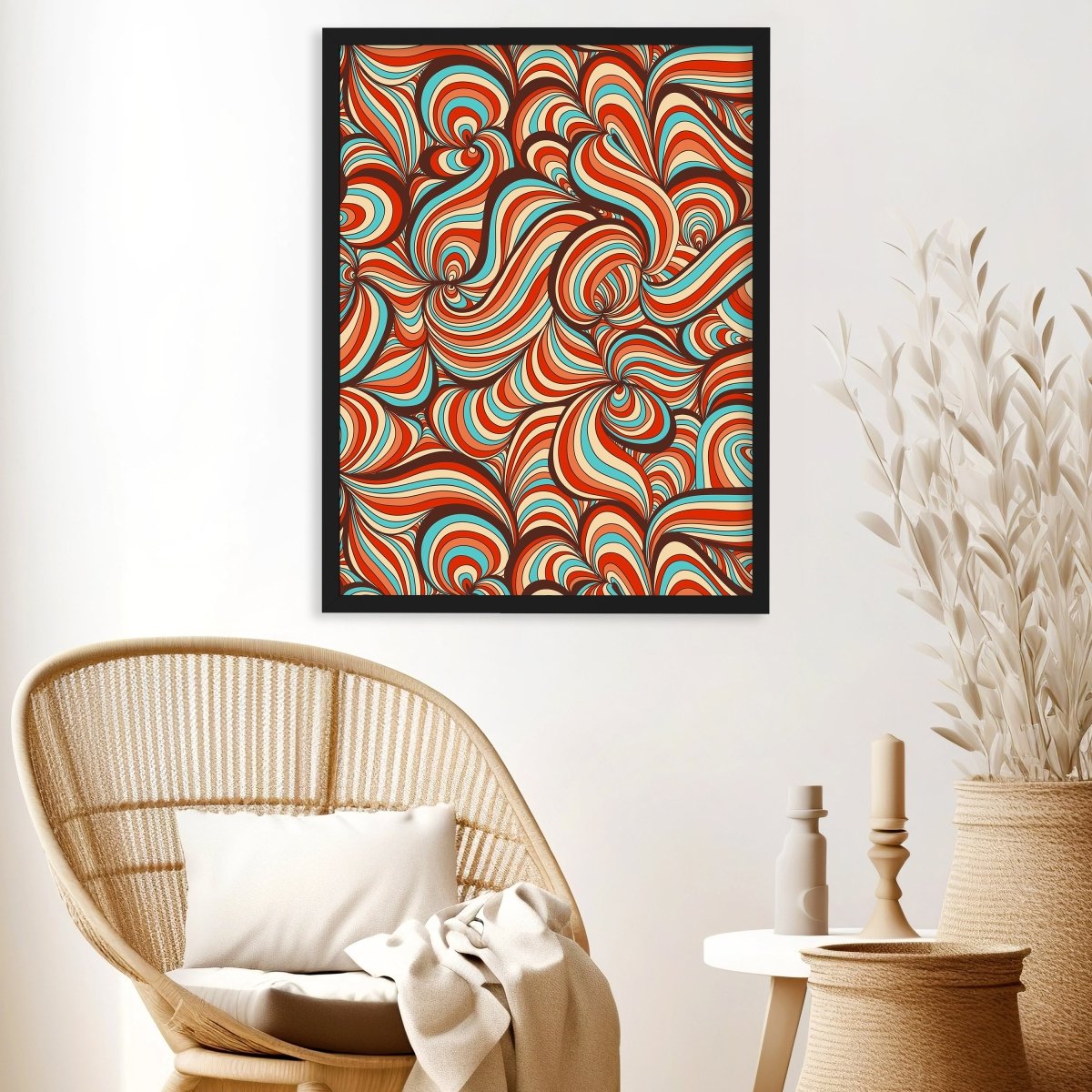 wandmotiv24 Poster, Poster - Retro, Muster, bunt - M0293 - Bild 3 wandmotiv24 Poster, Poster - Retro, Muster, bunt - M0293 - Bild 3