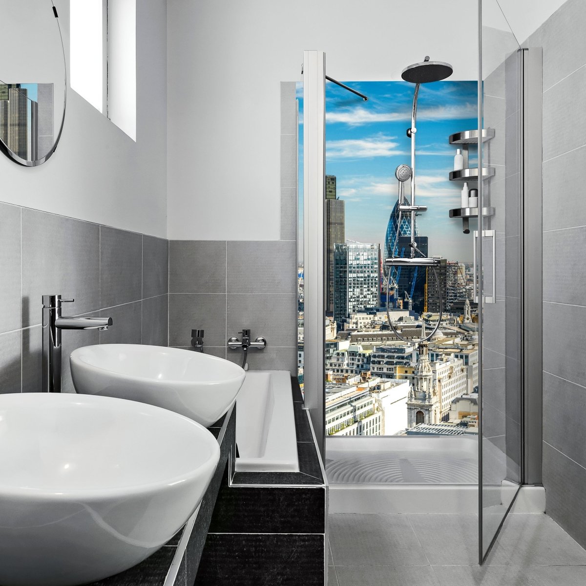 Duschwand Skyline London M0296 entdecken - Bild 1 Duschwand Skyline London M0296 entdecken - Bild 1