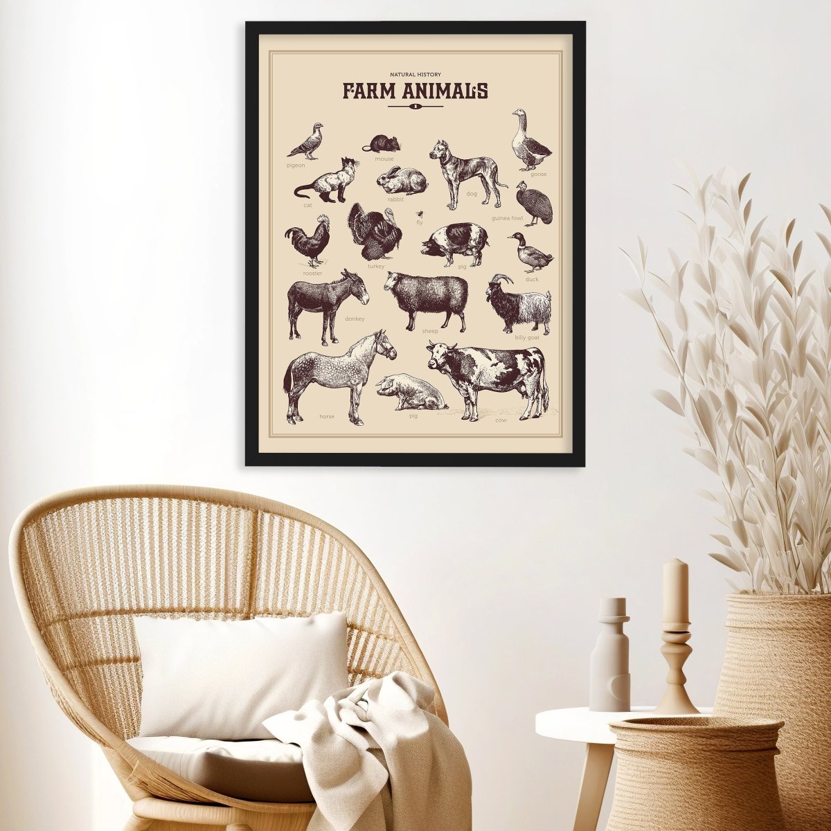 wandmotiv24 Poster, Poster - Vintage, Tiere, Bauernhof - M0296 - Bild 3 wandmotiv24 Poster, Poster - Vintage, Tiere, Bauernhof - M0296 - Bild 3