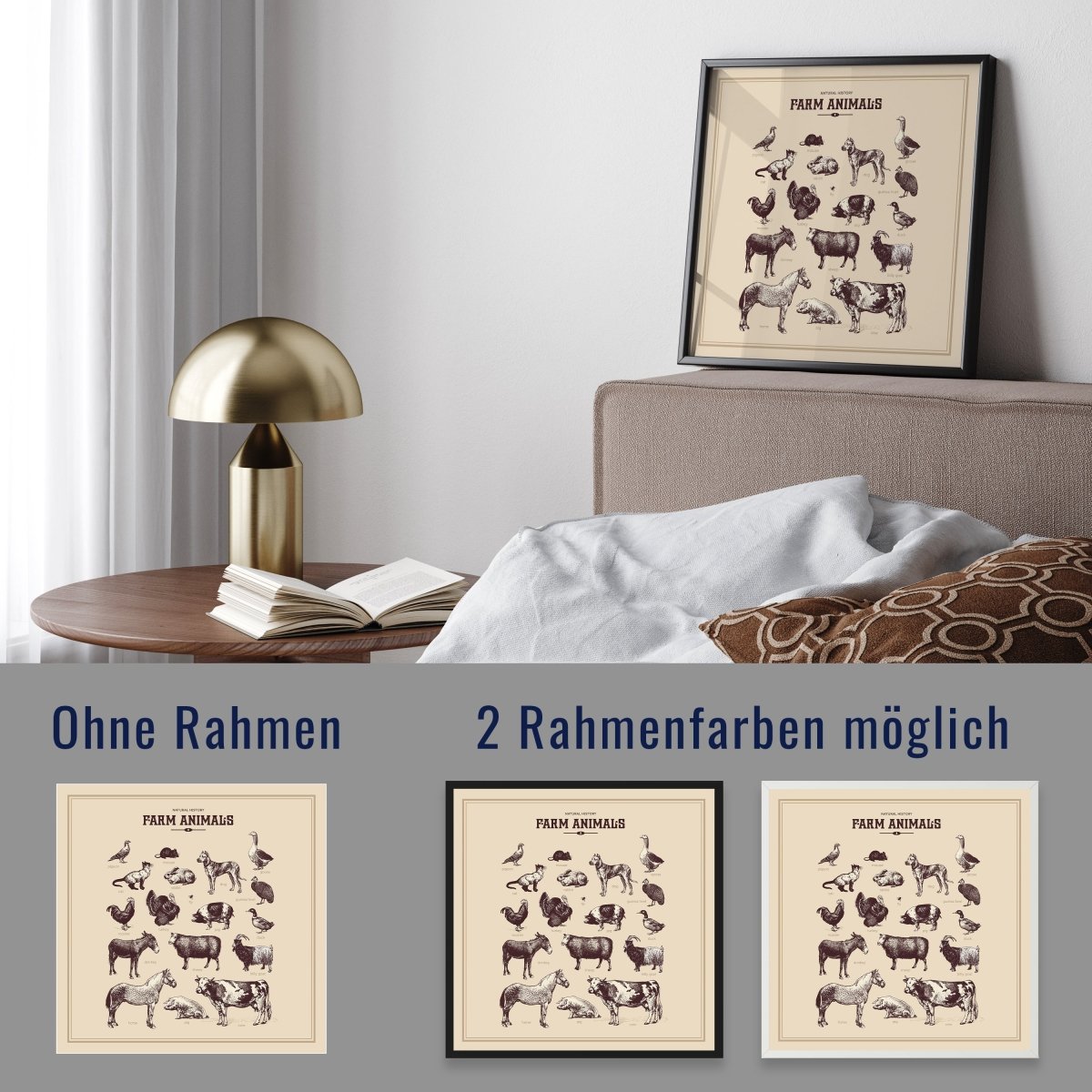 wandmotiv24 Poster, Poster - Vintage, Tiere, Bauernhof - M0296 - Bild 4 wandmotiv24 Poster, Poster - Vintage, Tiere, Bauernhof - M0296 - Bild 4