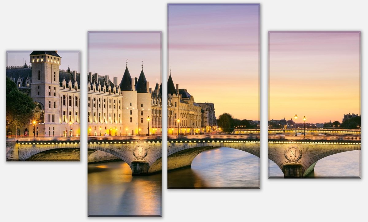 Leinwandbild Mehrteiler Conciergerie Paris M0297 Leinwandbild Mehrteiler Conciergerie Paris M0297