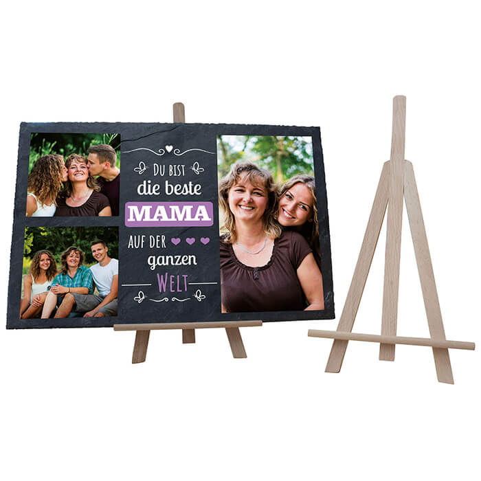 Schiefertafel mit Staffelei Beste Mama M0298 - Bild 3 Schiefertafel mit Staffelei Beste Mama M0298 - Bild 3