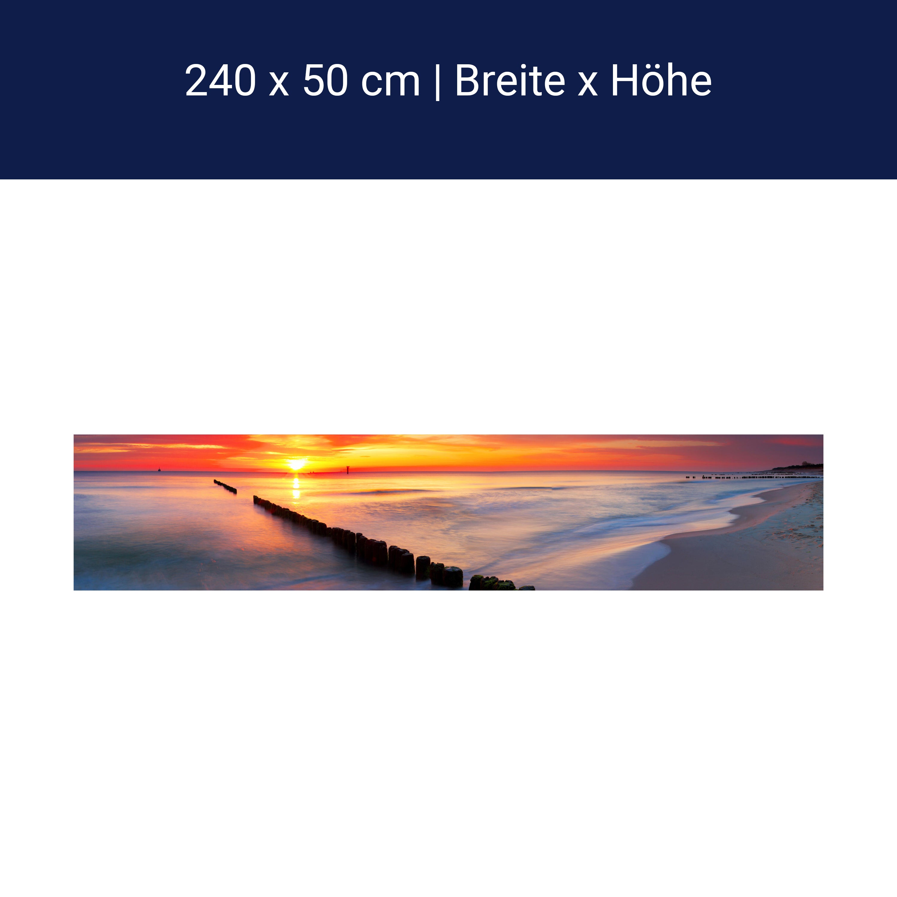 Küchenrückwand Stimmungsvolles Meer M0300 Küchenrückwand Stimmungsvolles Meer M0300