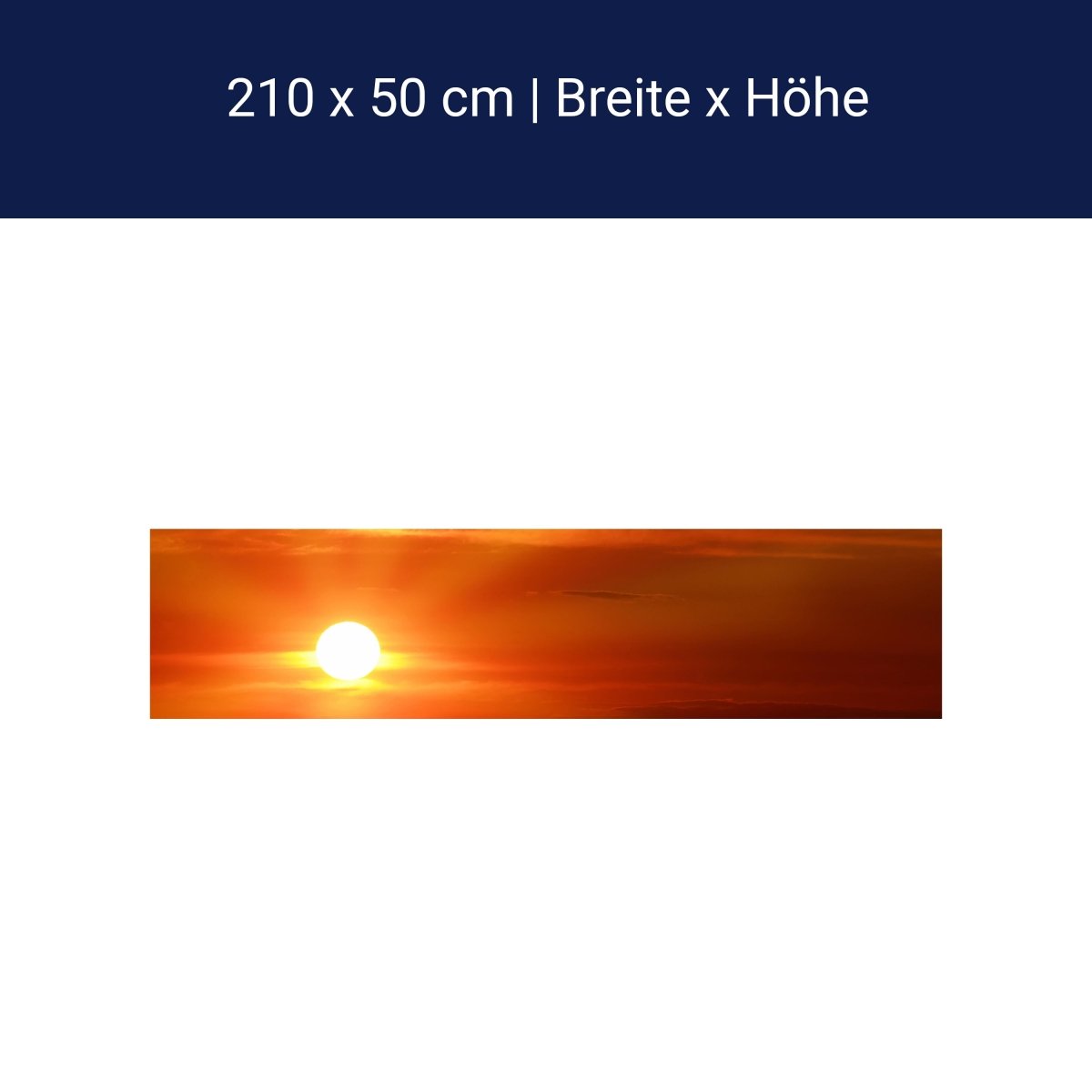 Küchenrückwand Abendrot Meer M0301 Küchenrückwand Abendrot Meer M0301