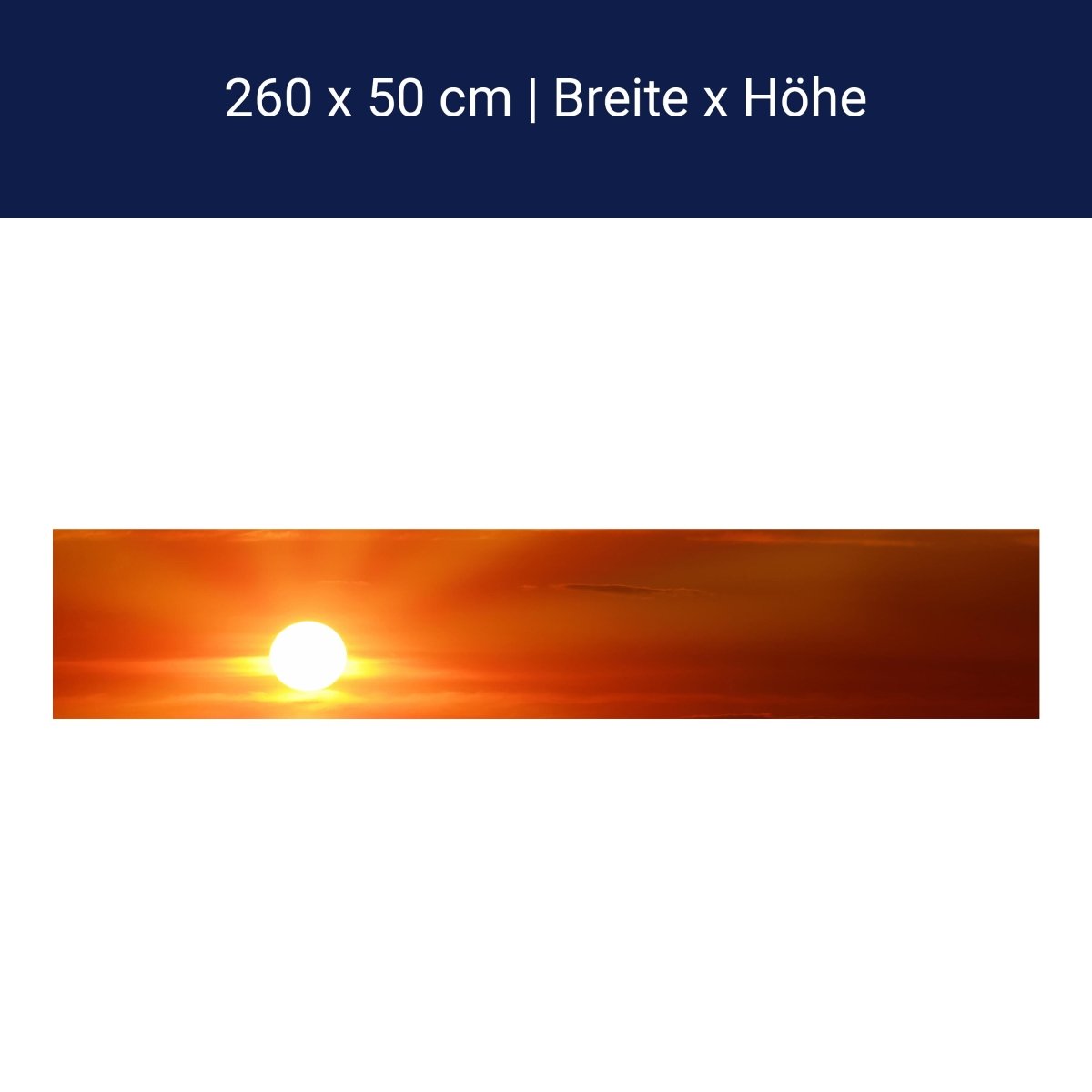 Küchenrückwand Abendrot Meer M0301 Küchenrückwand Abendrot Meer M0301