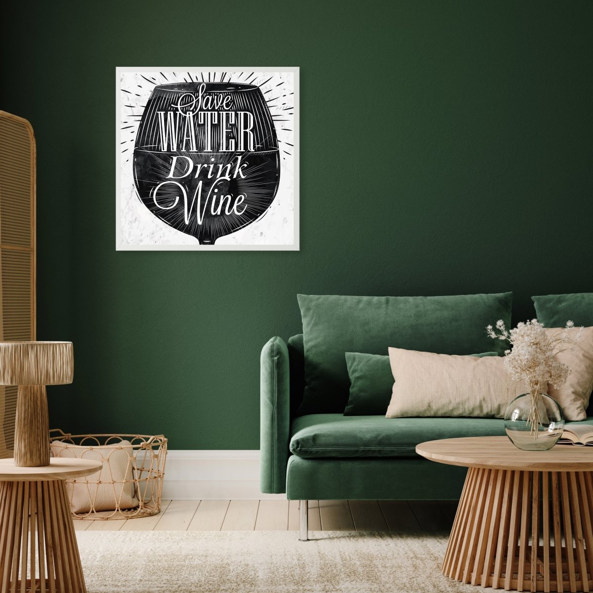 wandmotiv24 Poster, Poster - Spruch, Wein, Wasser, Glas - M0301 - Bild 5 wandmotiv24 Poster, Poster - Spruch, Wein, Wasser, Glas - M0301 - Bild 5