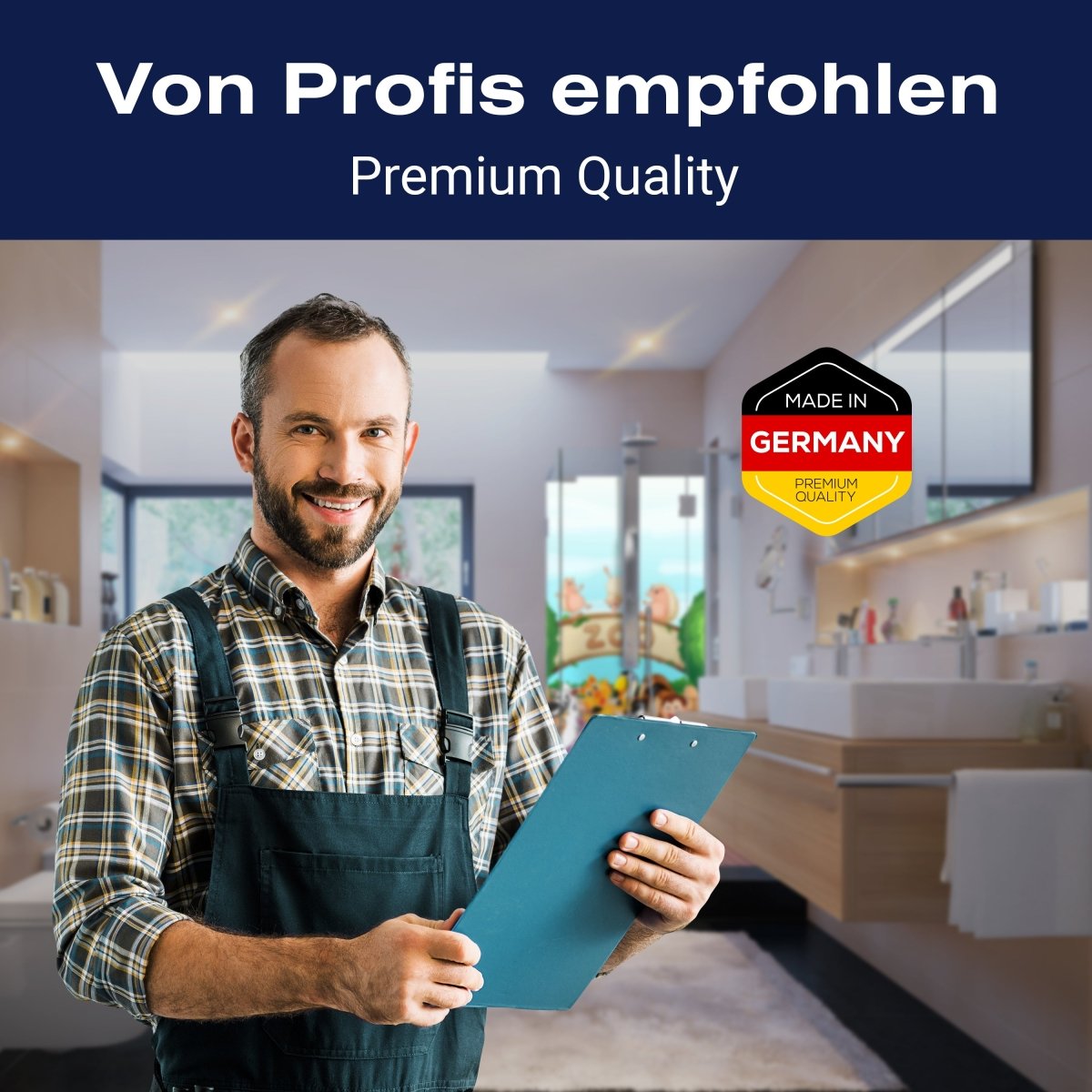 Duschwand Zootiere Kinder M0302 entdecken - Bild 5 Duschwand Zootiere Kinder M0302 entdecken - Bild 5