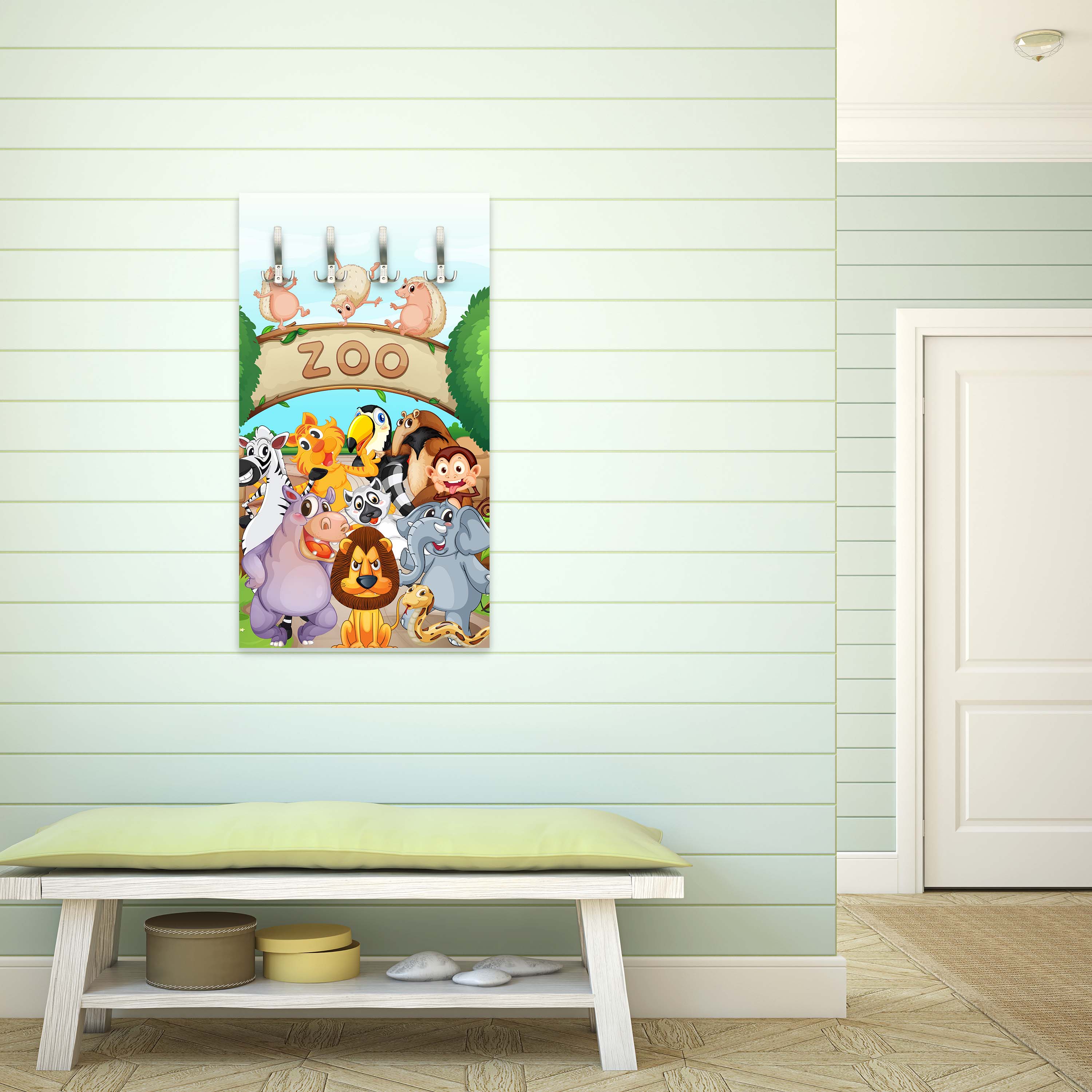 Garderobe Zootiere Kinder M0302 entdecken - Bild 3 Garderobe Zootiere Kinder M0302 entdecken - Bild 3