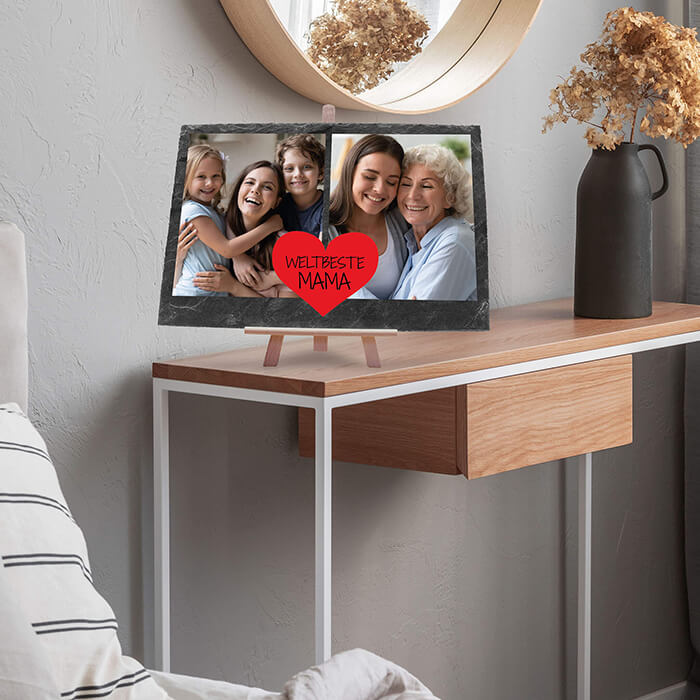 Schiefertafel mit Staffelei weltbeste Mama M0302 - Bild 2 Schiefertafel mit Staffelei weltbeste Mama M0302 - Bild 2