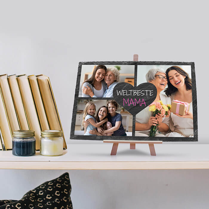 Schiefertafel mit Staffelei weltbeste Mama M0303 - Bild 4 Schiefertafel mit Staffelei weltbeste Mama M0303 - Bild 4