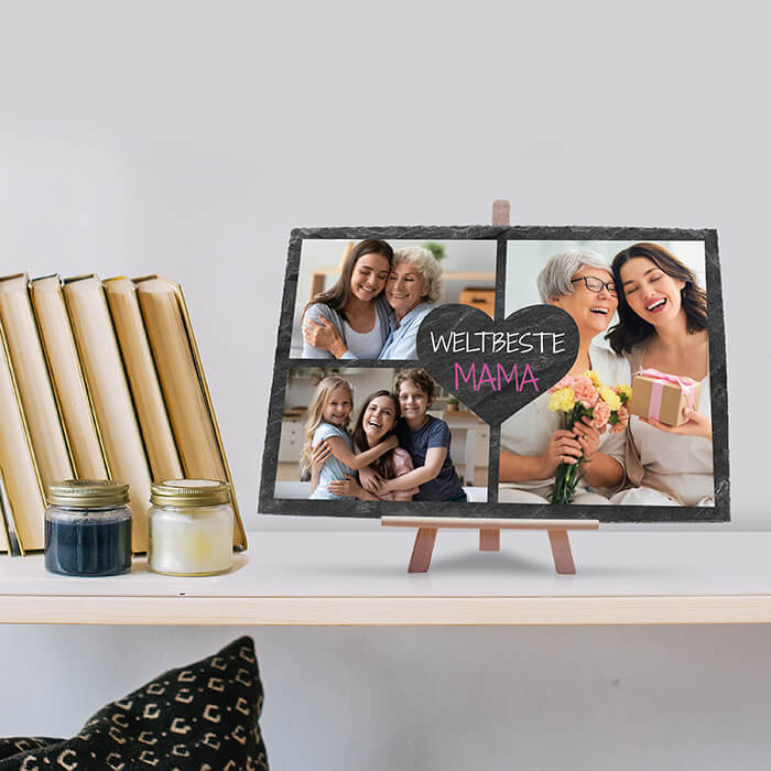 Schiefertafel mit Staffelei weltbeste Mama M0303 - Bild 6 Schiefertafel mit Staffelei weltbeste Mama M0303 - Bild 6