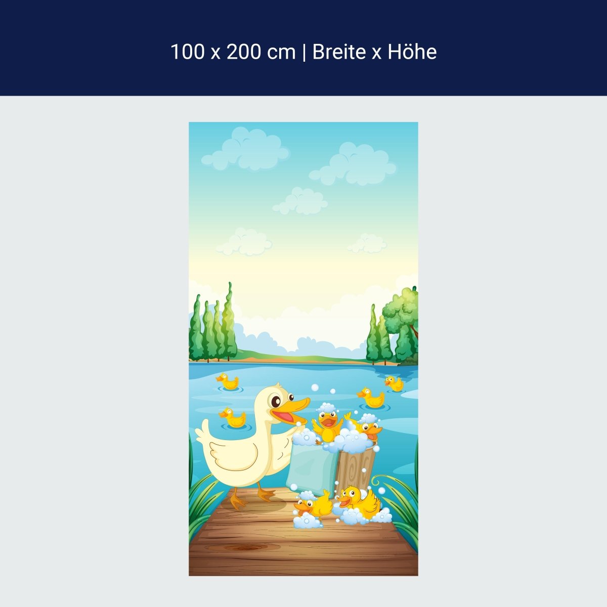 Duschwand Waschtag Kinder M0304 Duschwand Waschtag Kinder M0304