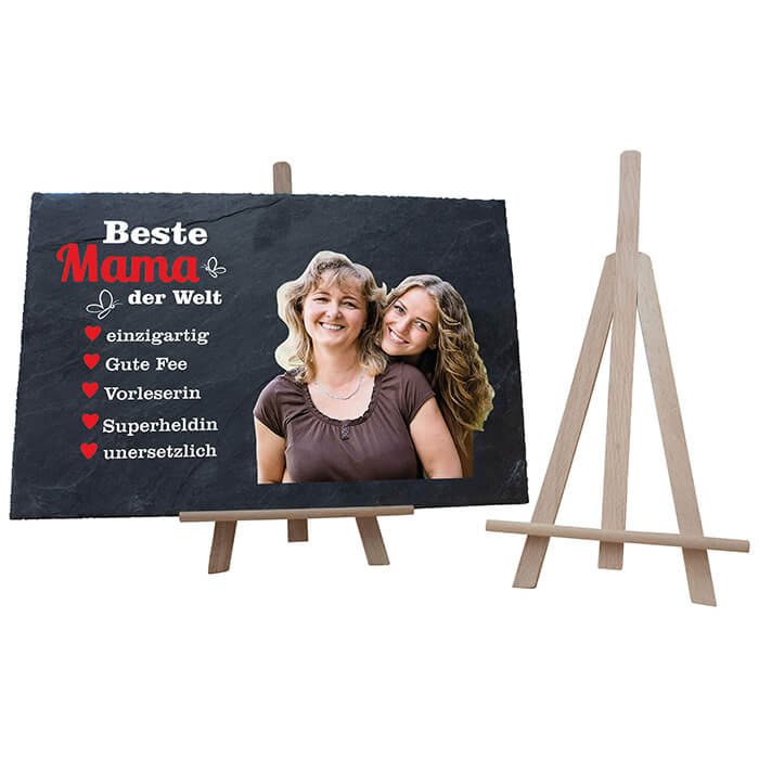 Schiefertafel mit Staffelei Beste Mama M0305 - Bild 3 Schiefertafel mit Staffelei Beste Mama M0305 - Bild 3