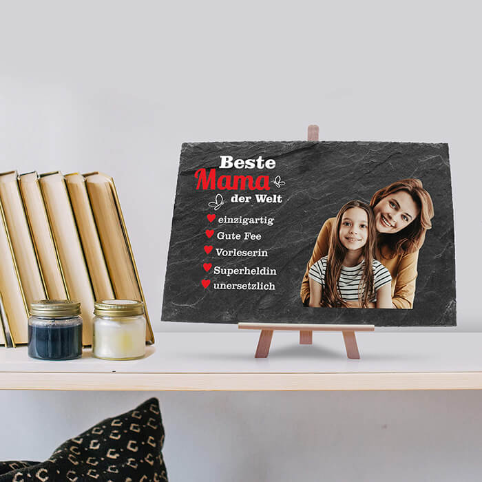 Schiefertafel mit Staffelei Beste Mama M0305 - Bild 4 Schiefertafel mit Staffelei Beste Mama M0305 - Bild 4