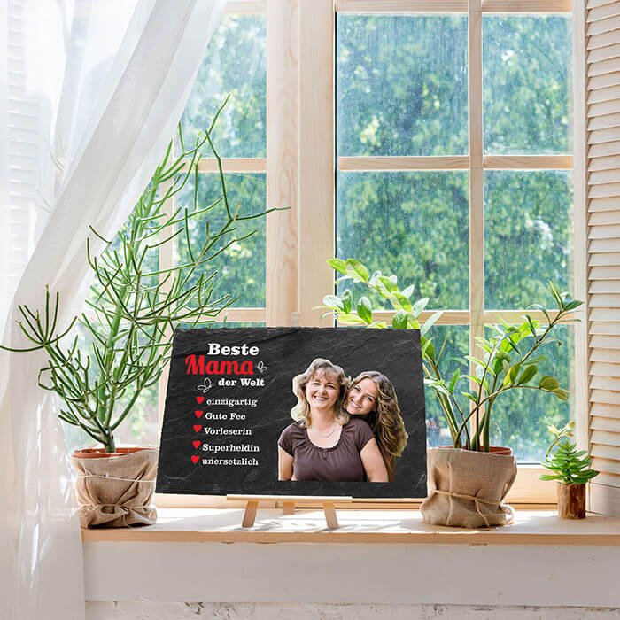 Schiefertafel mit Staffelei Beste Mama M0305 - Bild 5 Schiefertafel mit Staffelei Beste Mama M0305 - Bild 5