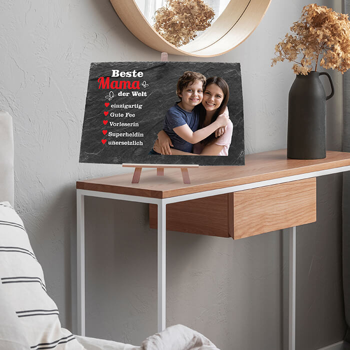 Schiefertafel mit Staffelei Beste Mama M0305 - Bild 7 Schiefertafel mit Staffelei Beste Mama M0305 - Bild 7