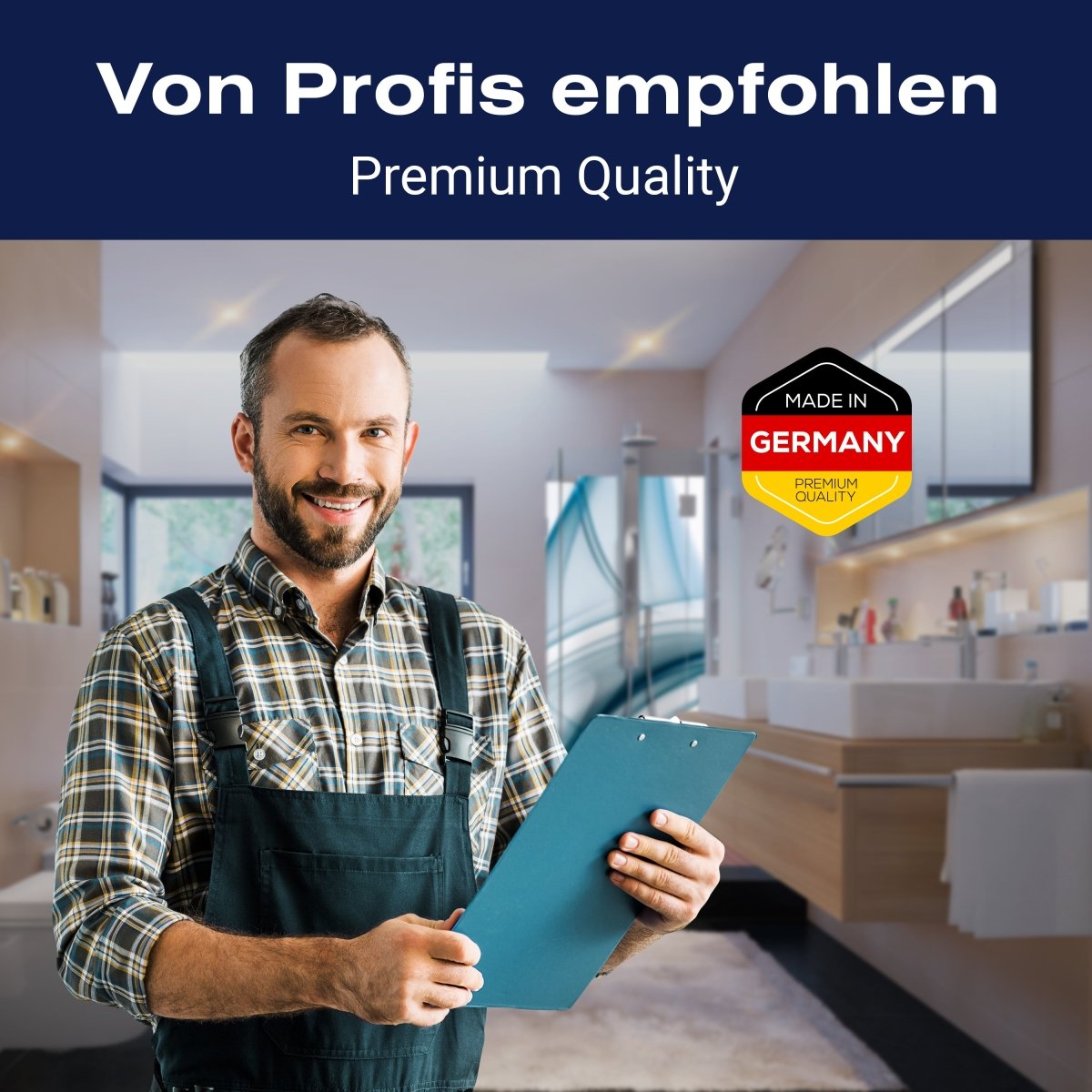 Duschwand Blaue Glaswelle M0307 entdecken - Bild 5 Duschwand Blaue Glaswelle M0307 entdecken - Bild 5