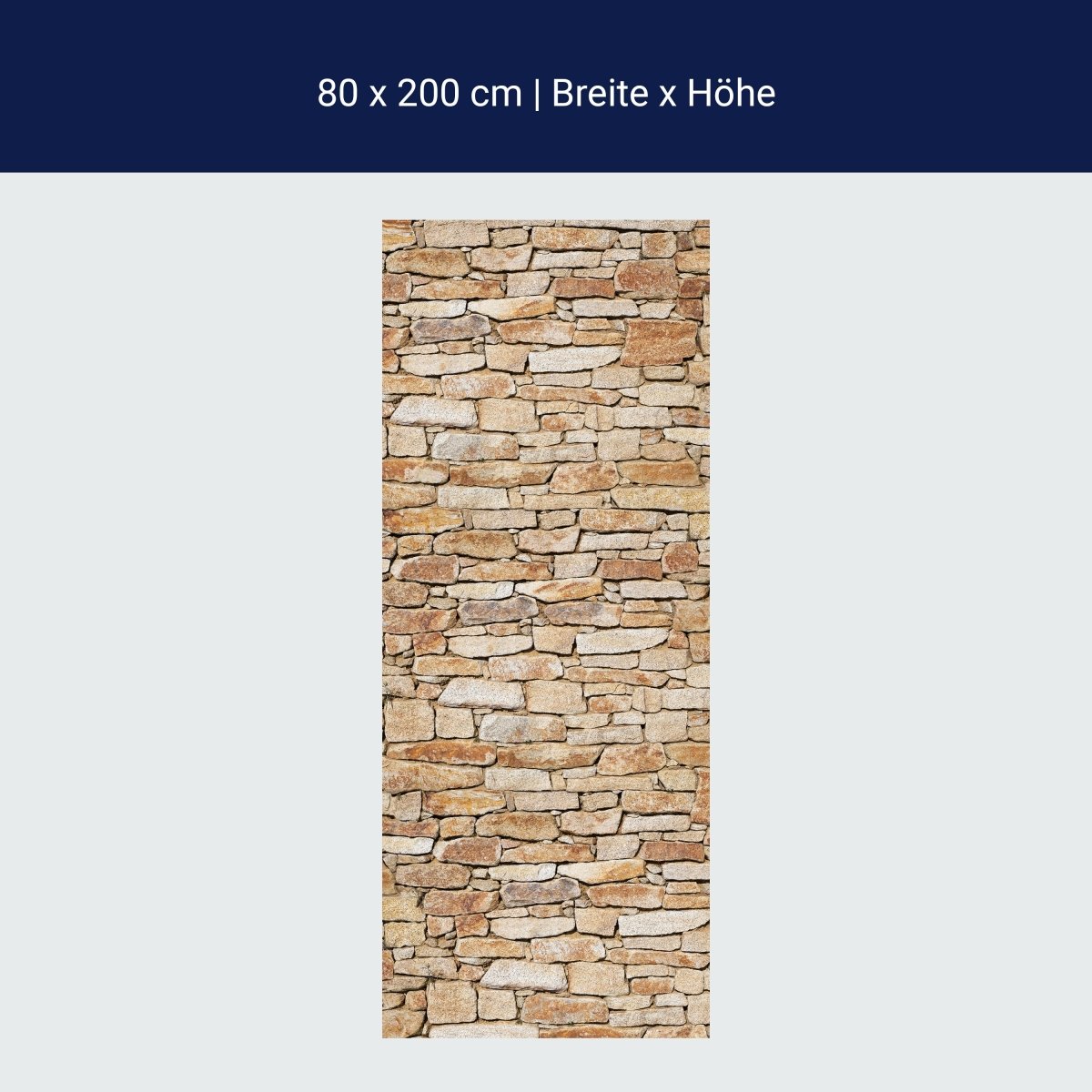 Duschwand Natursteinmauer Hell M0310 Duschwand Natursteinmauer Hell M0310