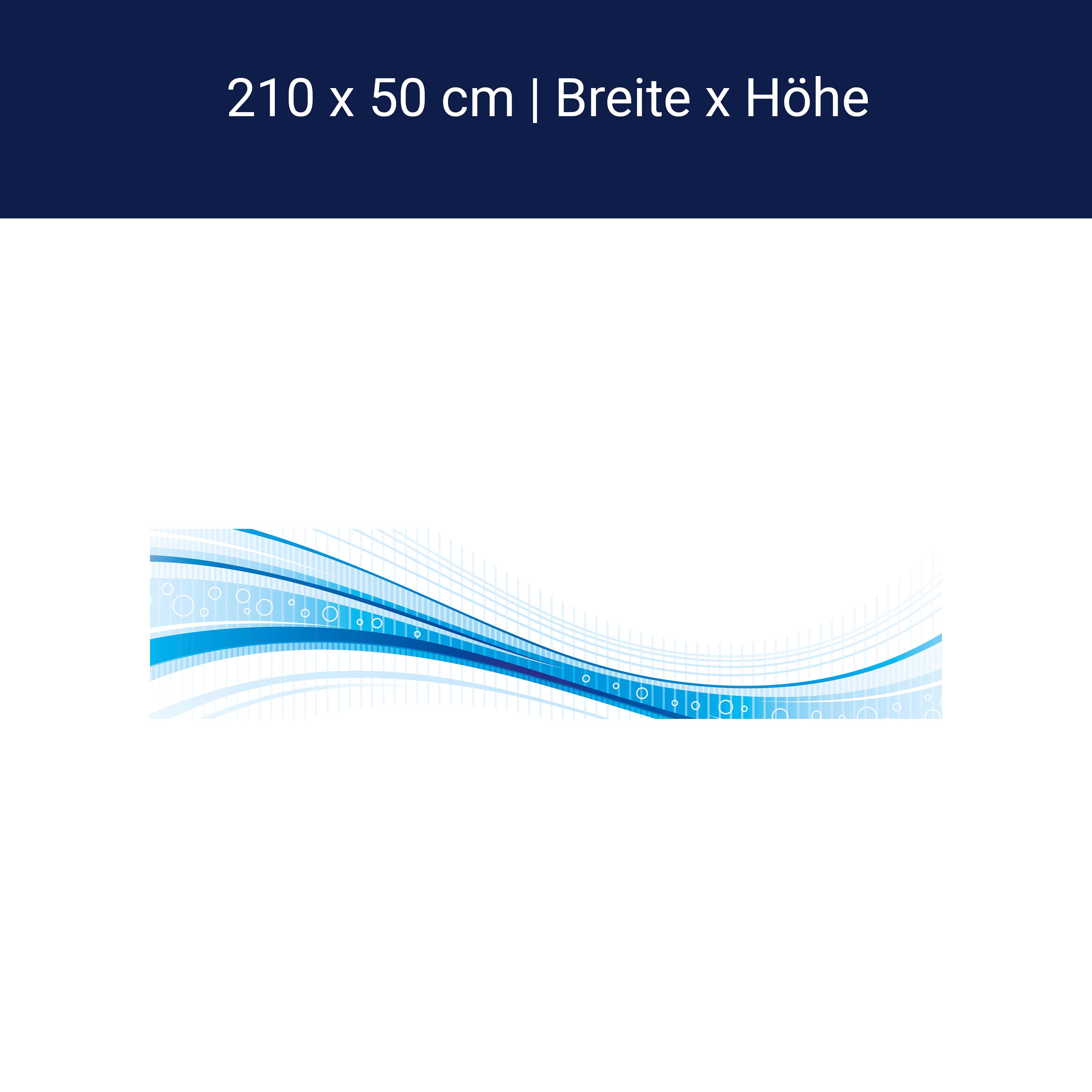 Küchenrückwand Blaue Welle M0312 Küchenrückwand Blaue Welle M0312