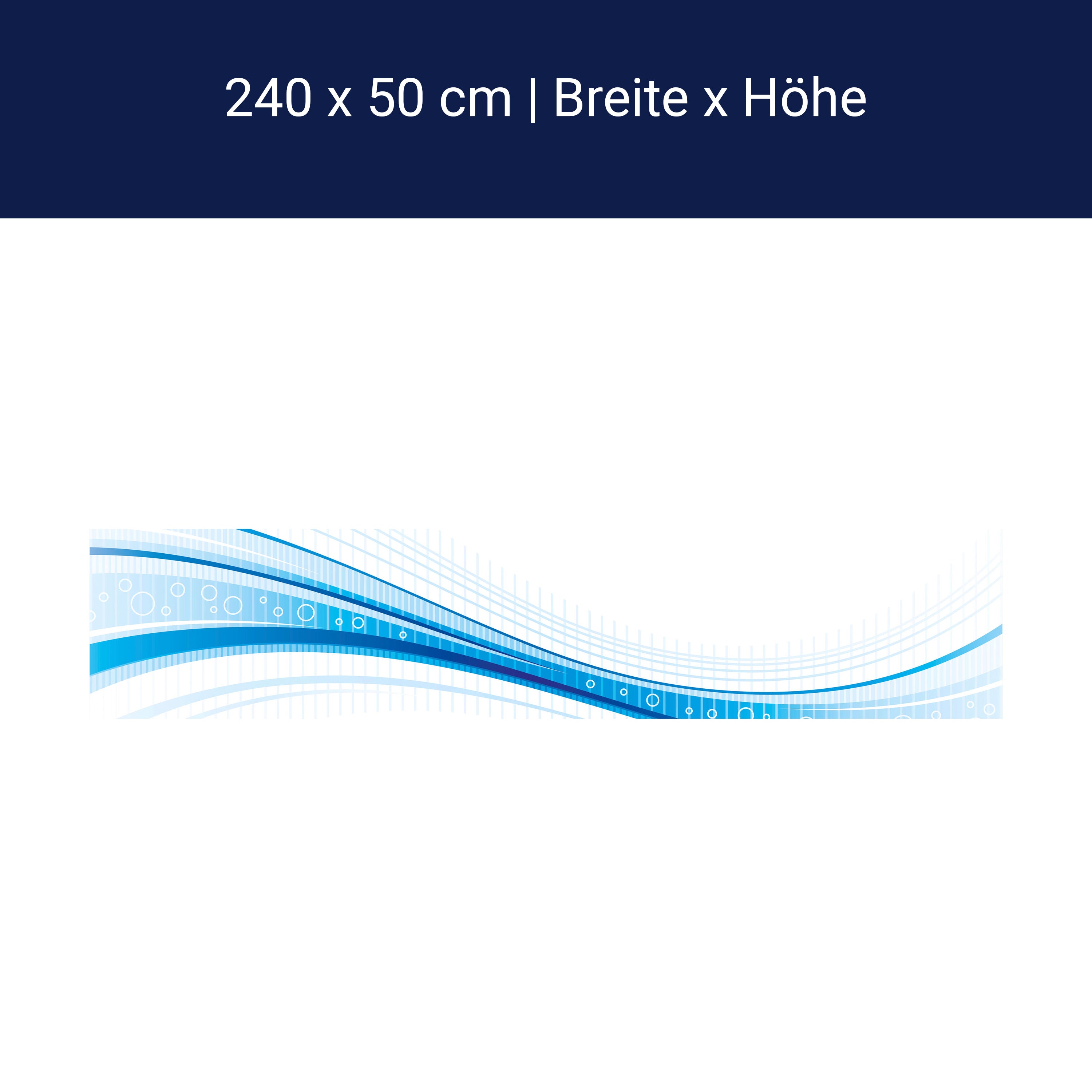 Küchenrückwand Blaue Welle M0312 Küchenrückwand Blaue Welle M0312