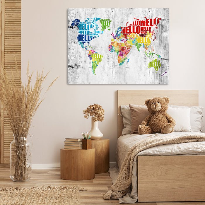 Leinwandbild Weltkarte, Querformat M0312 kaufen - Bild 2 Leinwandbild Weltkarte, Querformat M0312 kaufen - Bild 2