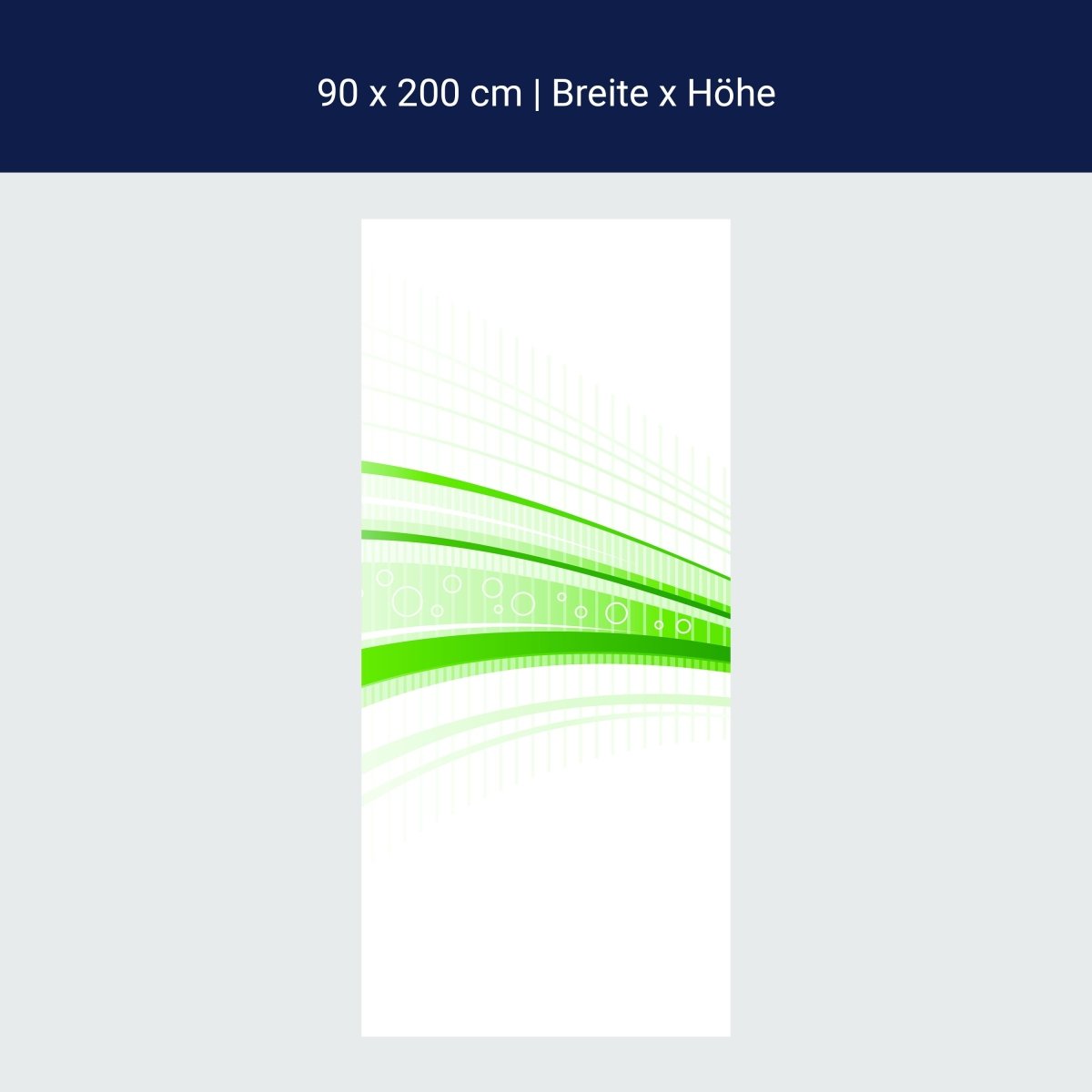 Duschwand Grüne Welle M0313 Duschwand Grüne Welle M0313