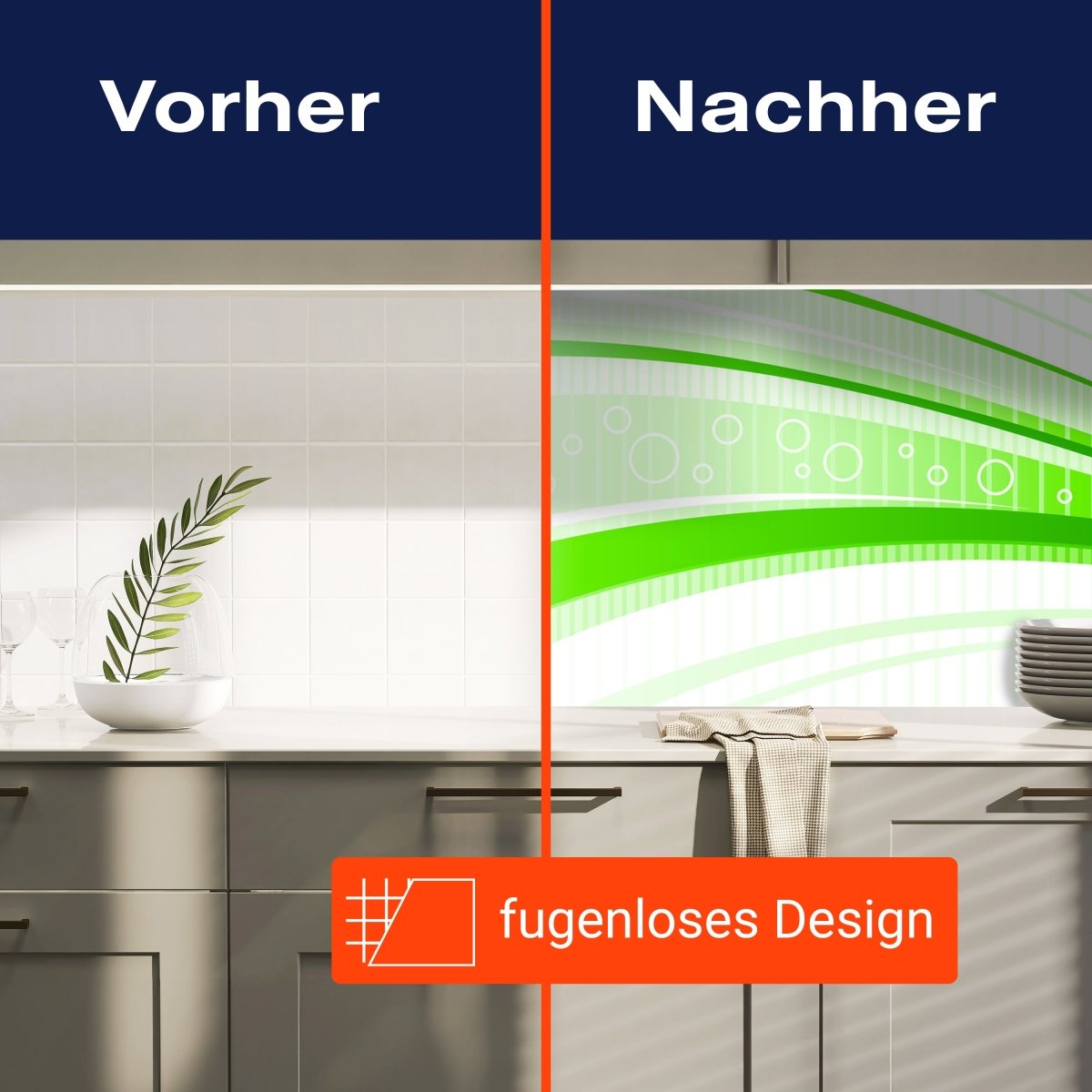 Küchenrückwand Grüne Welle M0313 entdecken - Bild 9 Küchenrückwand Grüne Welle M0313 entdecken - Bild 9