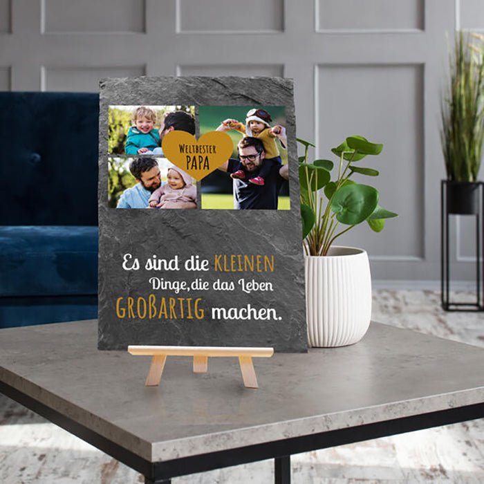Schiefertafel Bester Papa M0314 - Bild 4 Schiefertafel Bester Papa M0314 - Bild 4