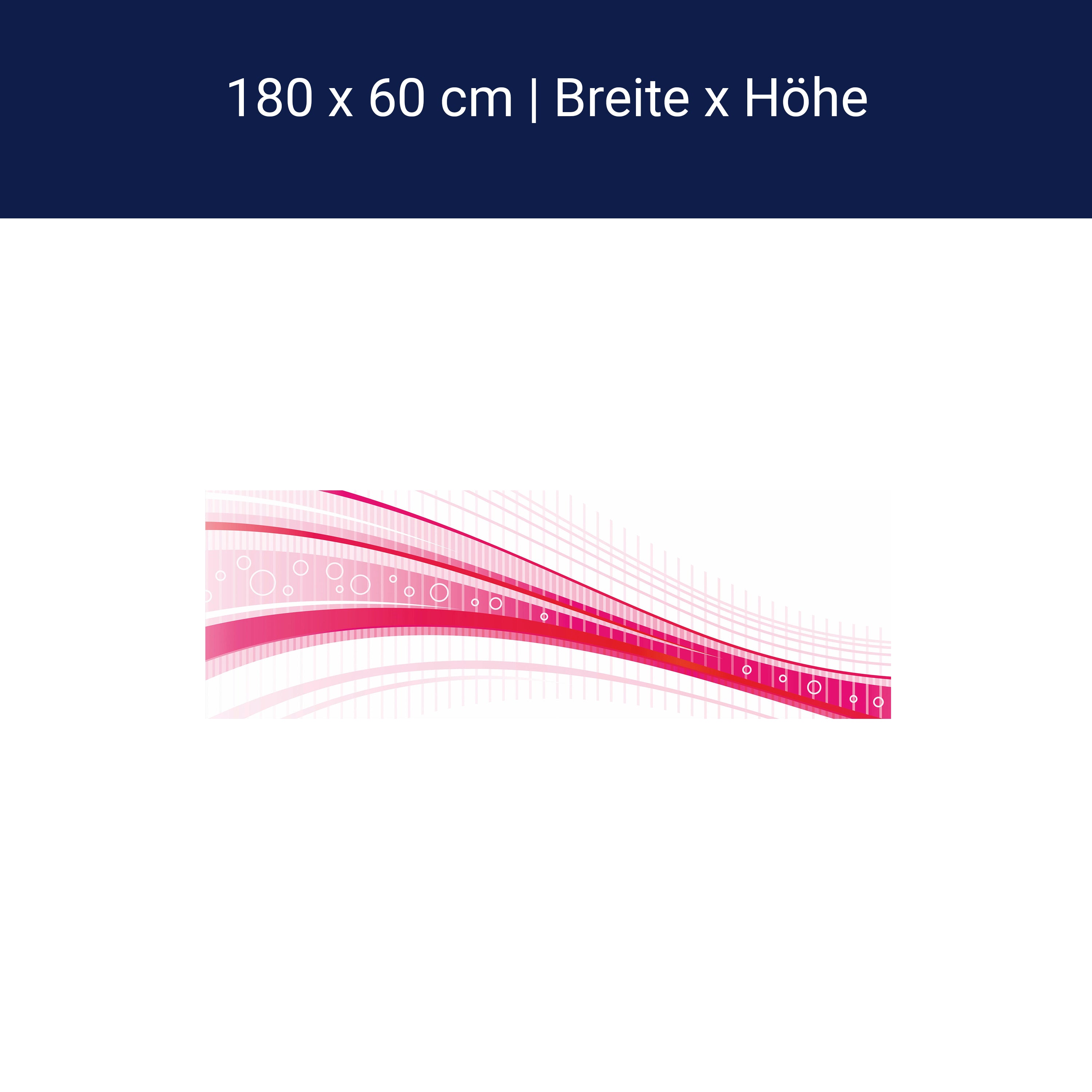 Küchenrückwand Pinke Welle M0314 Küchenrückwand Pinke Welle M0314