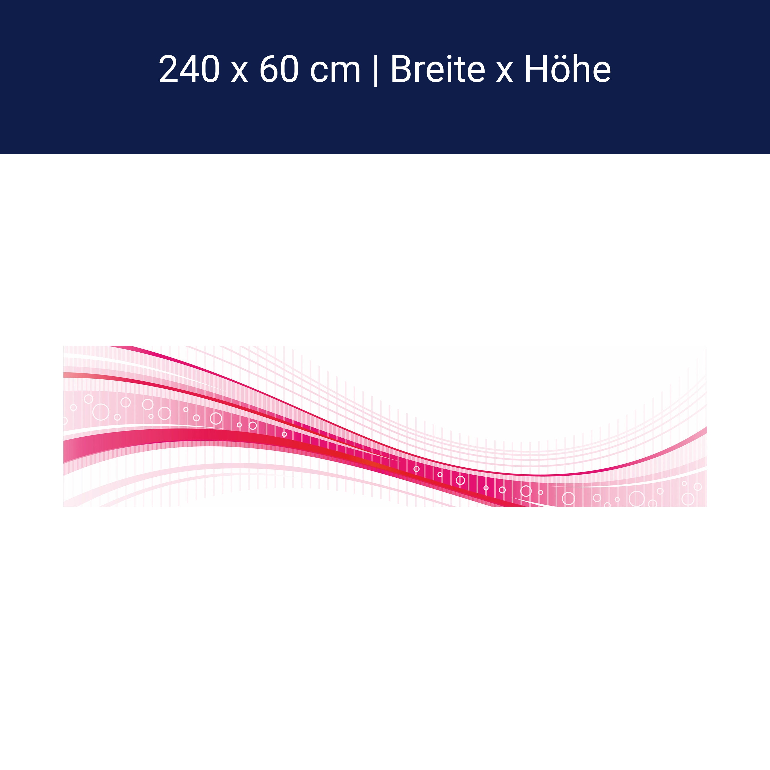 Küchenrückwand Pinke Welle M0314 Küchenrückwand Pinke Welle M0314