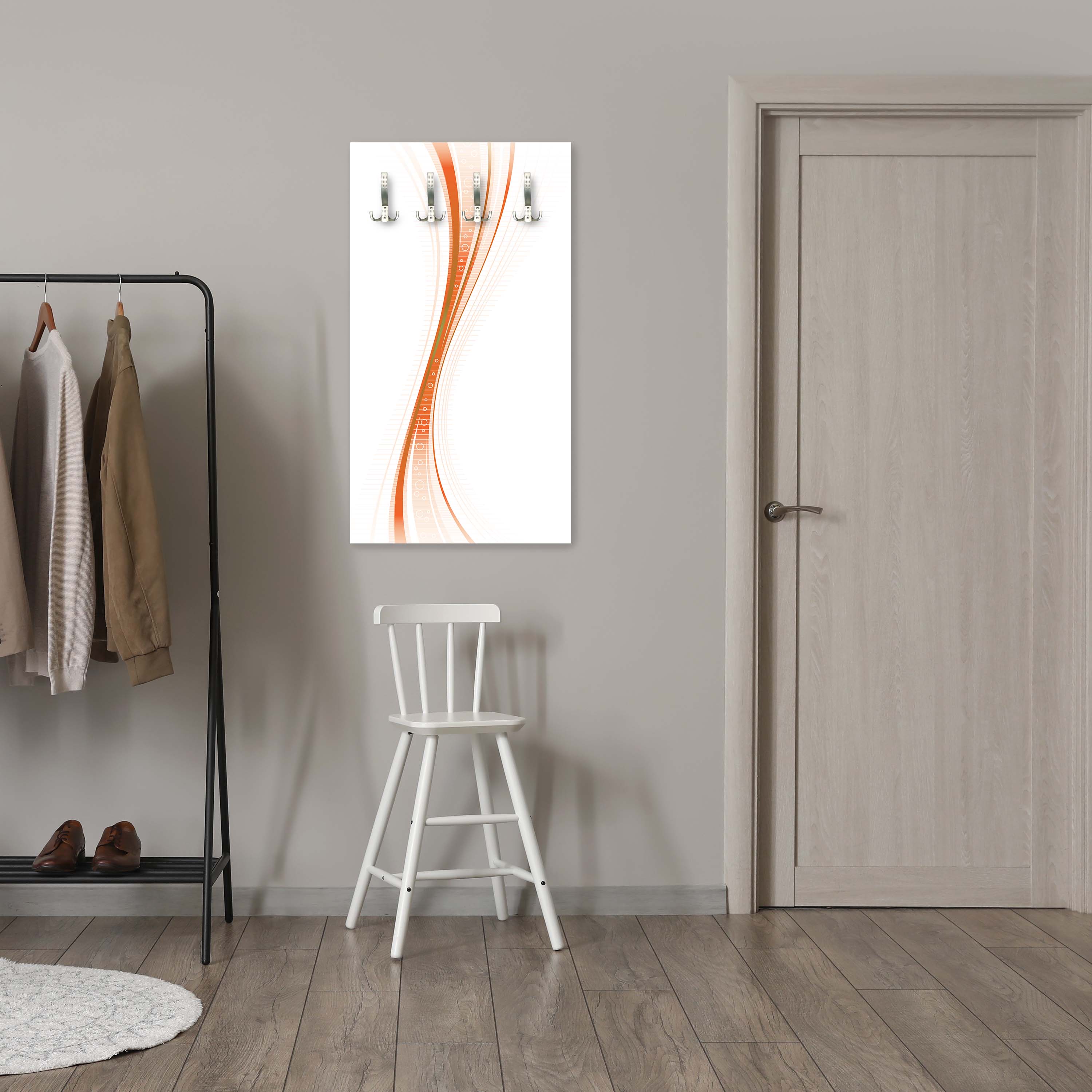 Garderobe Orangene Welle M0315 entdecken - Bild 2 Garderobe Orangene Welle M0315 entdecken - Bild 2