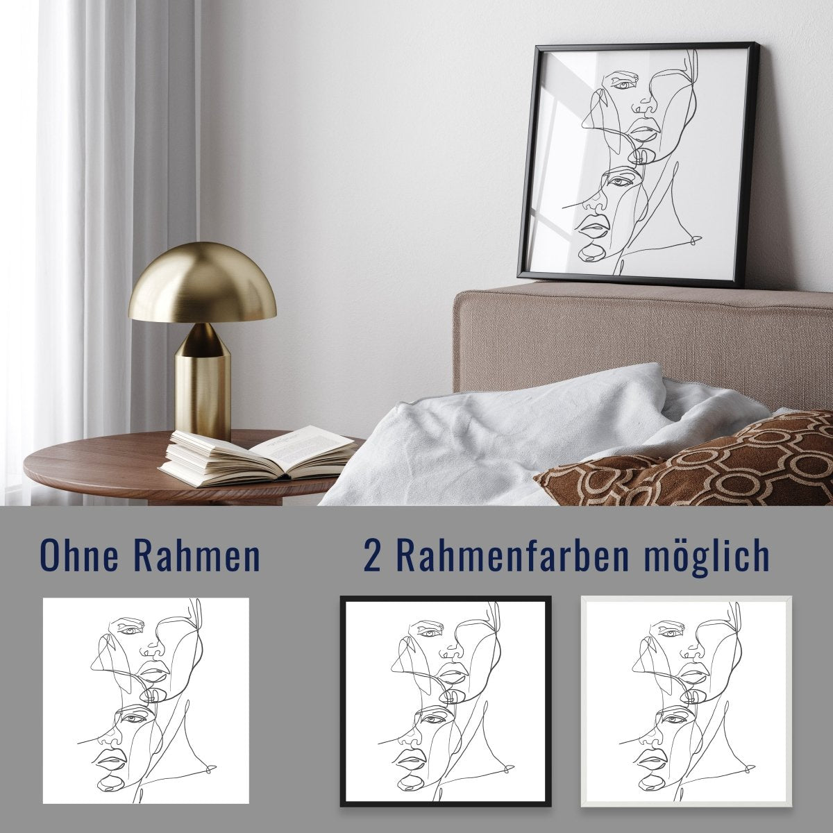 wandmotiv24 Poster, Poster - minimalistisch, Kunst, Portrait - M0316 - Bild 4 wandmotiv24 Poster, Poster - minimalistisch, Kunst, Portrait - M0316 - Bild 4