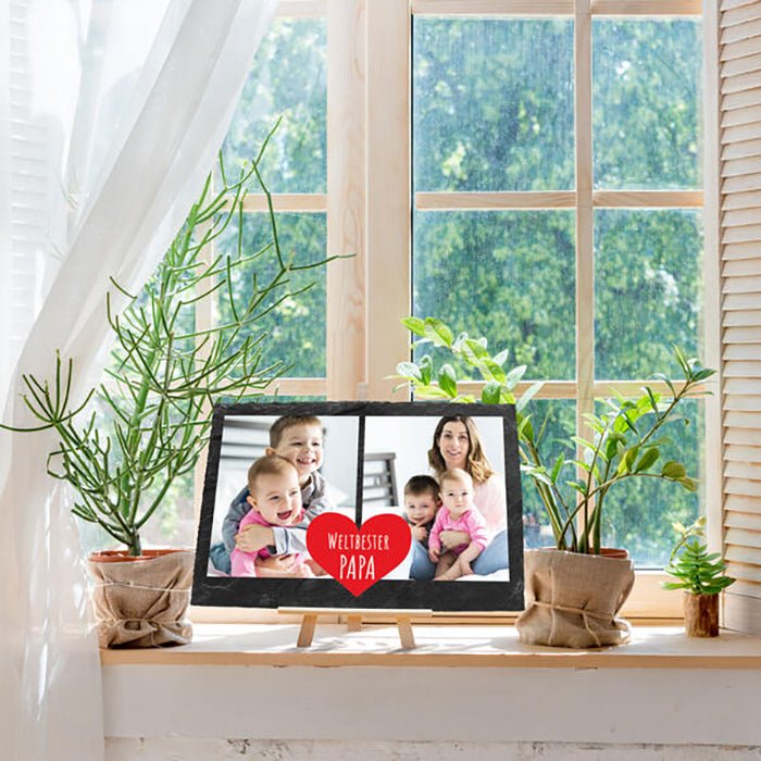 Schiefertafel Bester Papa M0317 - Bild 3 Schiefertafel Bester Papa M0317 - Bild 3