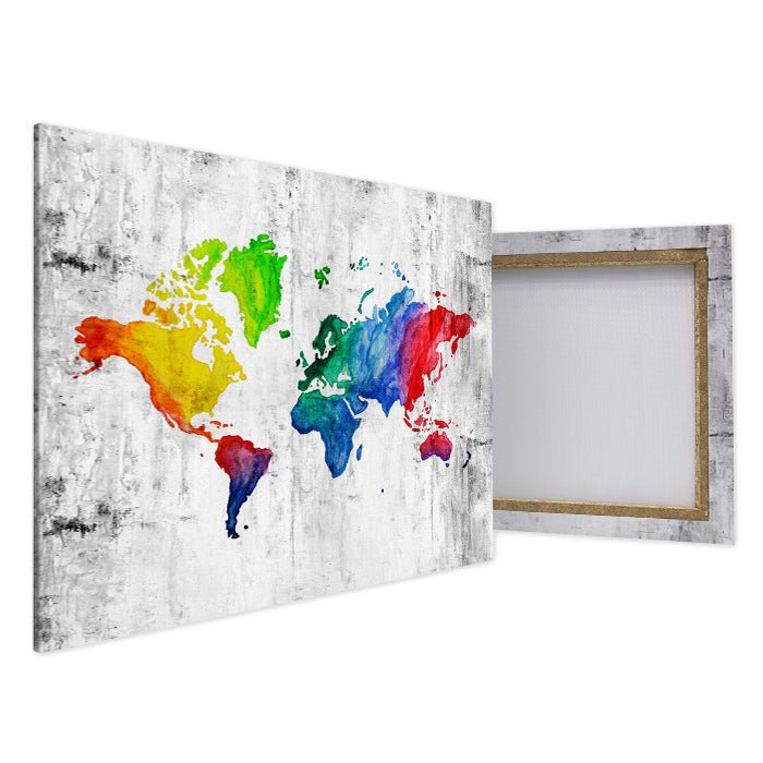 Leinwandbild Weltkarte, Querformat M0317 kaufen - Bild 4 Leinwandbild Weltkarte, Querformat M0317 kaufen - Bild 4