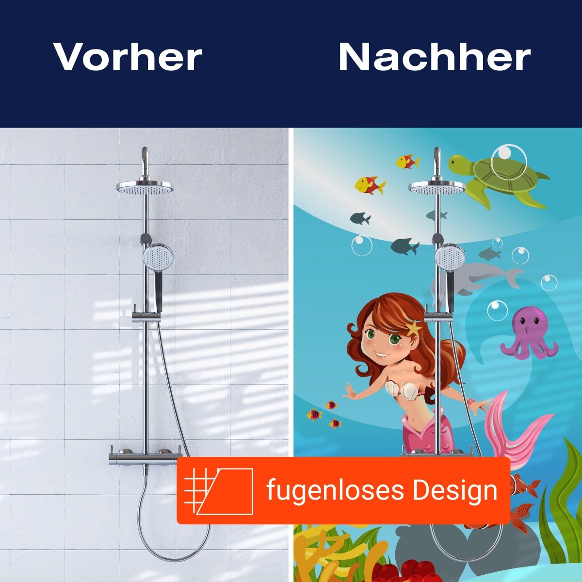 Duschwand kleine Meerjungfrau M0318 entdecken - Bild 9 Duschwand kleine Meerjungfrau M0318 entdecken - Bild 9