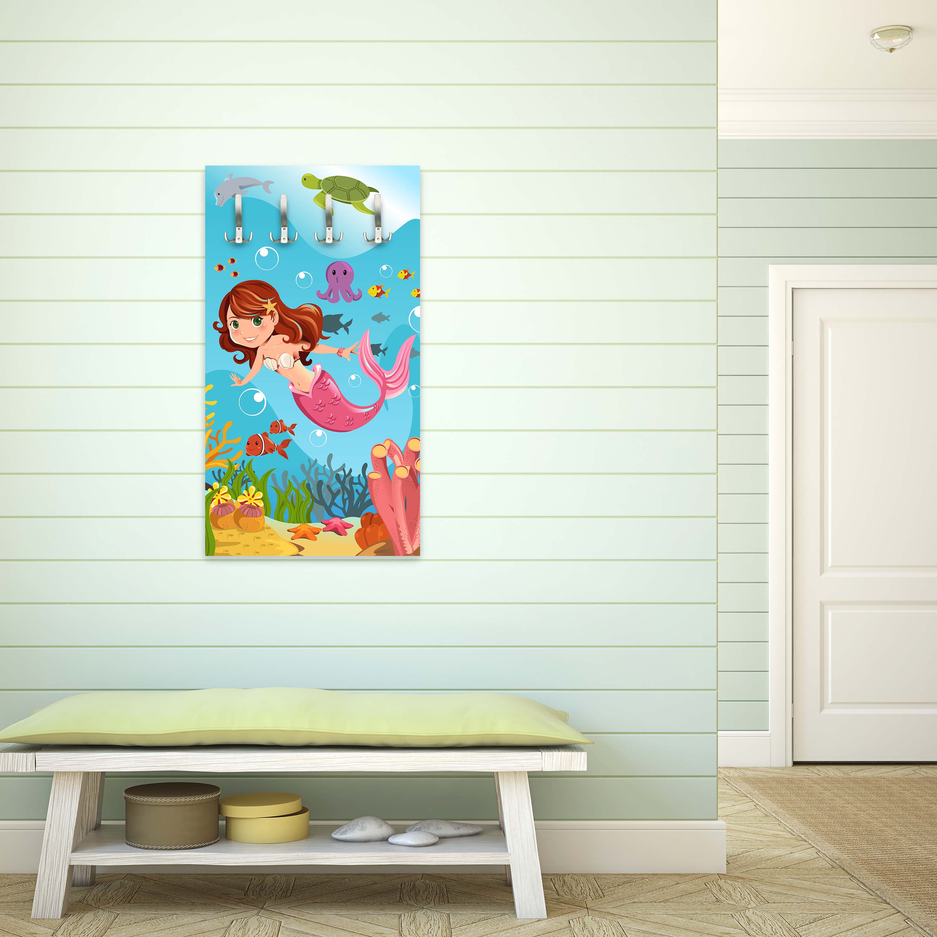 Garderobe kleine Meerjungfrau M0318 entdecken - Bild 3 Garderobe kleine Meerjungfrau M0318 entdecken - Bild 3