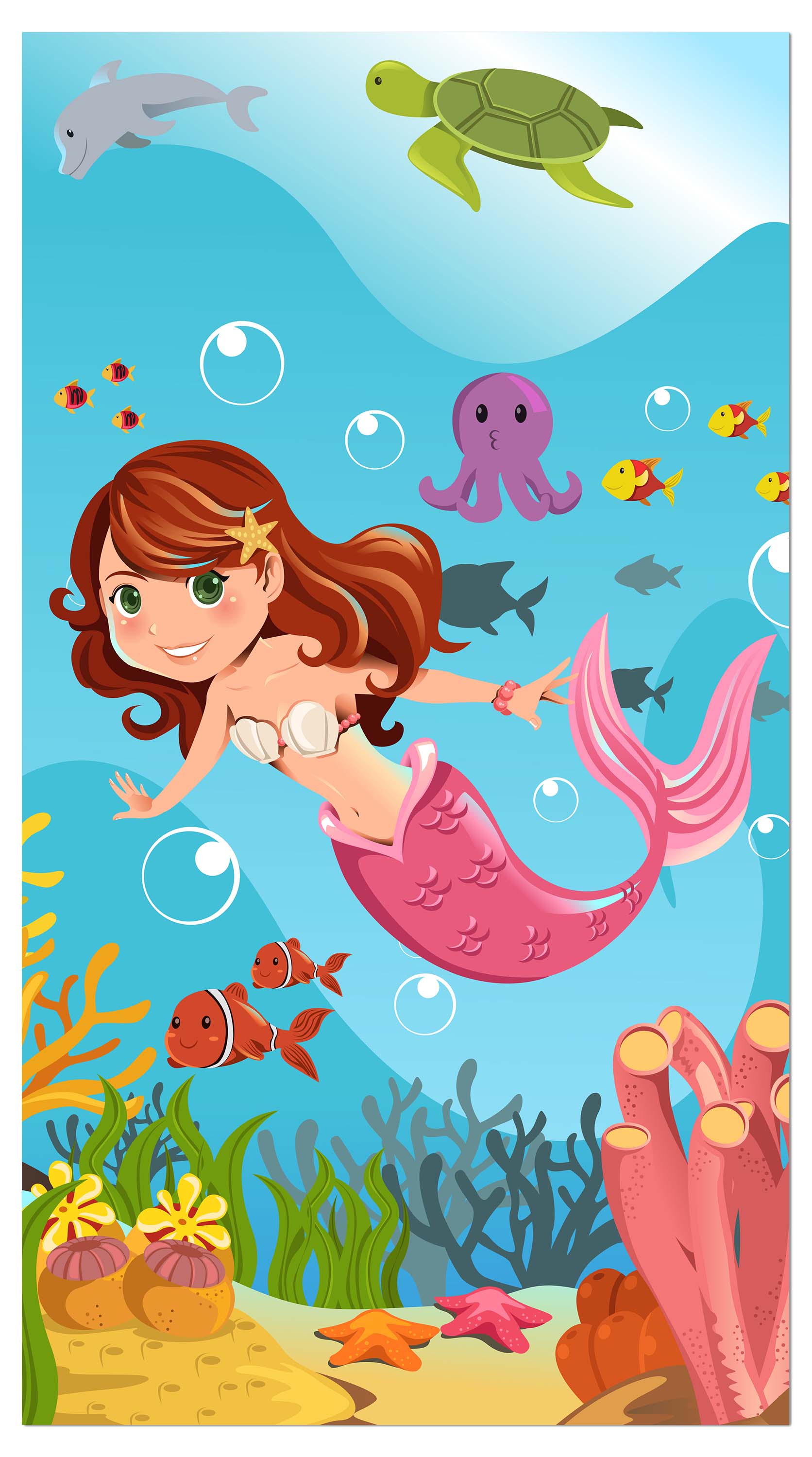 Garderobe kleine Meerjungfrau M0318 entdecken - Bild 4 Garderobe kleine Meerjungfrau M0318 entdecken - Bild 4