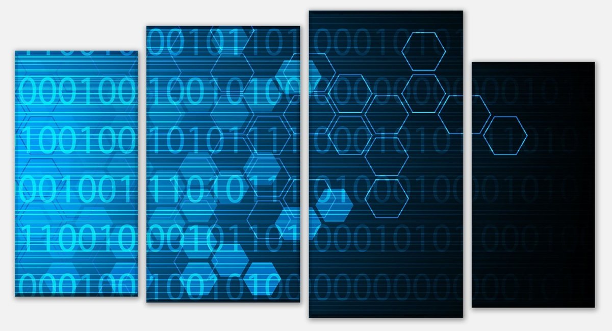 Leinwandbild Mehrteiler Database M0321 Leinwandbild Mehrteiler Database M0321