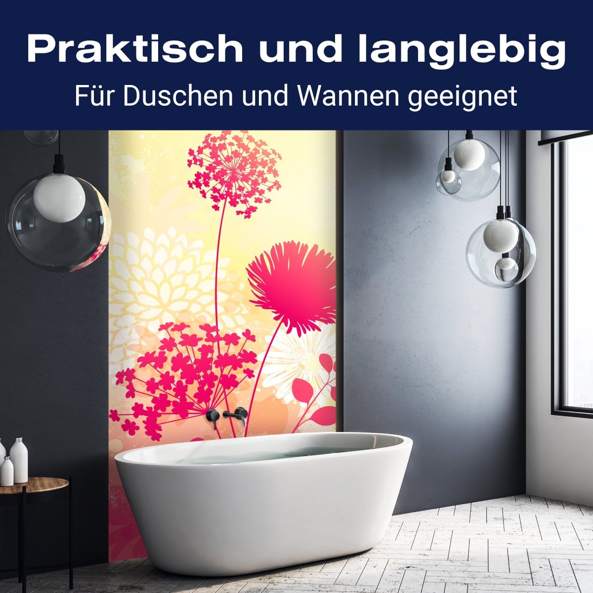 Duschwand Sommerwiese M0322 entdecken - Bild 3 Duschwand Sommerwiese M0322 entdecken - Bild 3