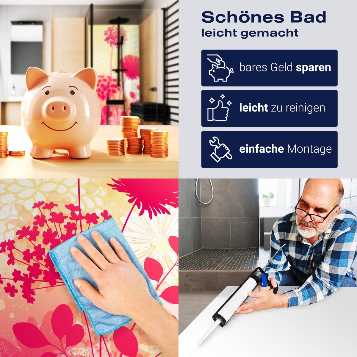 Duschwand Sommerwiese M0322 entdecken - Bild 7 Duschwand Sommerwiese M0322 entdecken - Bild 7